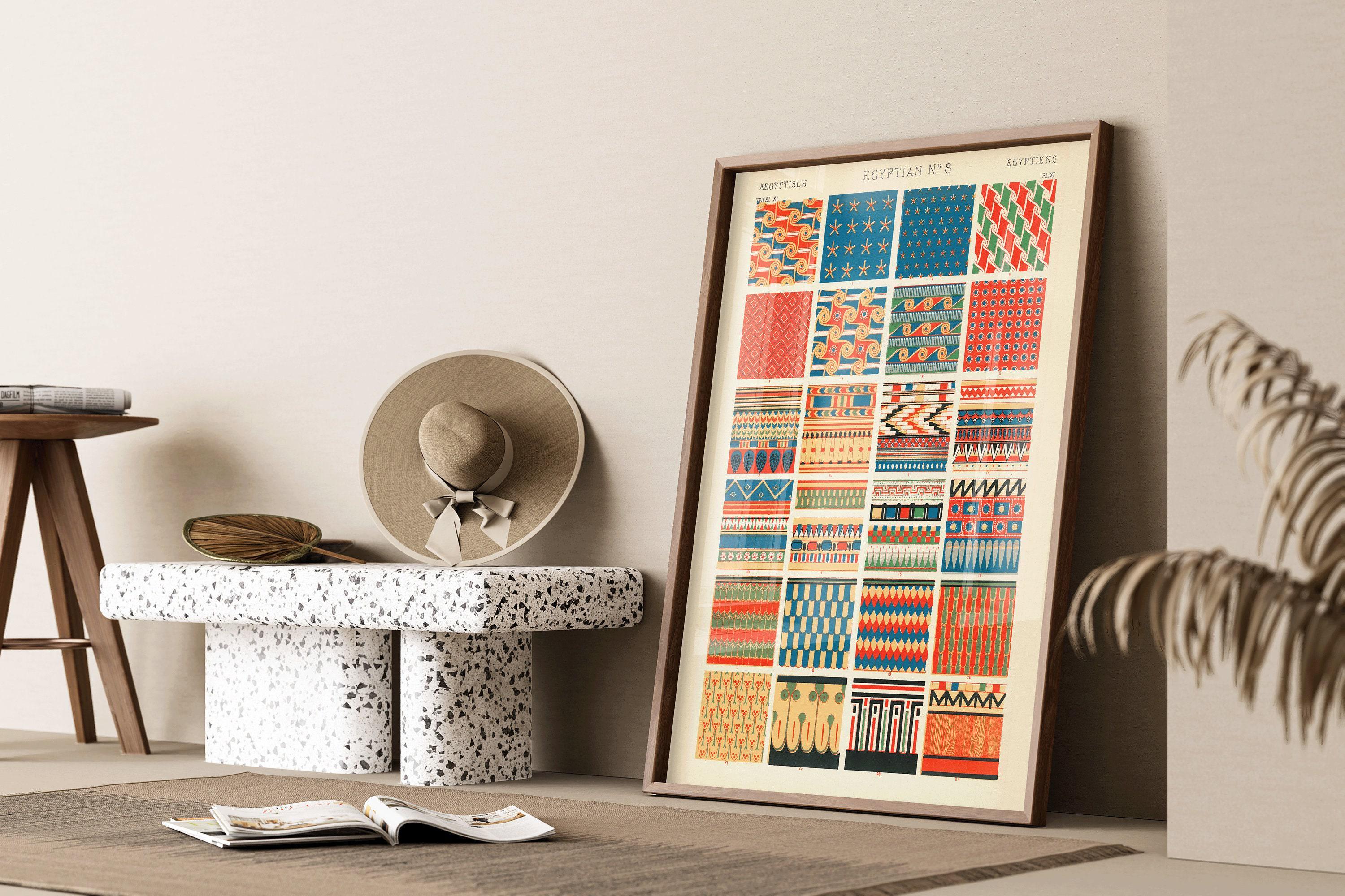 Owen Jones - Egyptian | Vintage Victorian Orientalist Pattern Art (available handframed or unframed) - 9ArtPrints