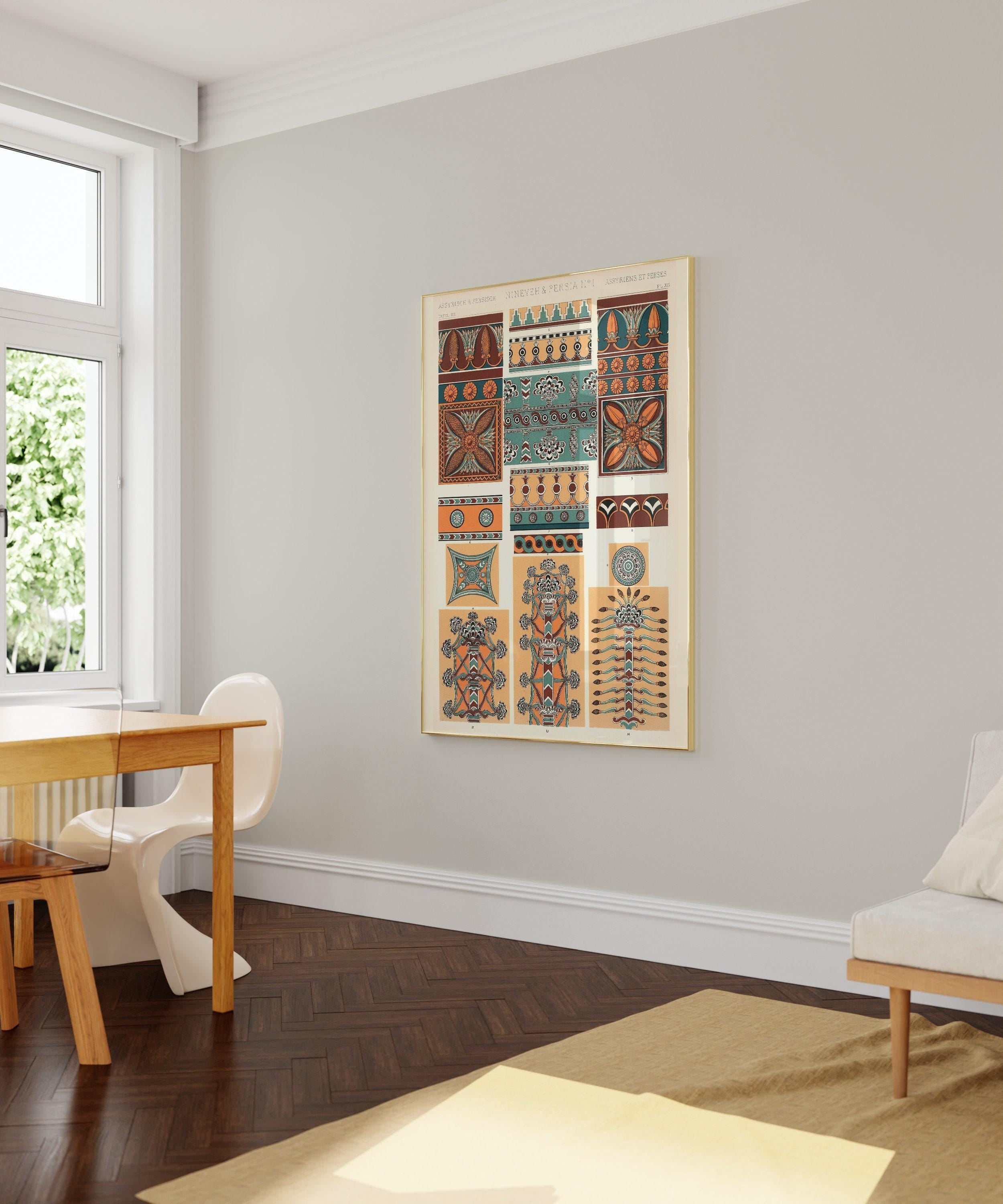 Owen Jones - Persian | Vintage Victorian Orientalist Pattern Art (available handframed or unframed) - 9ArtPrints