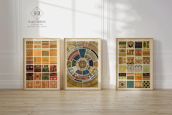 Owen Jones — Statement Trio | Grammar of Ornament Design Prints