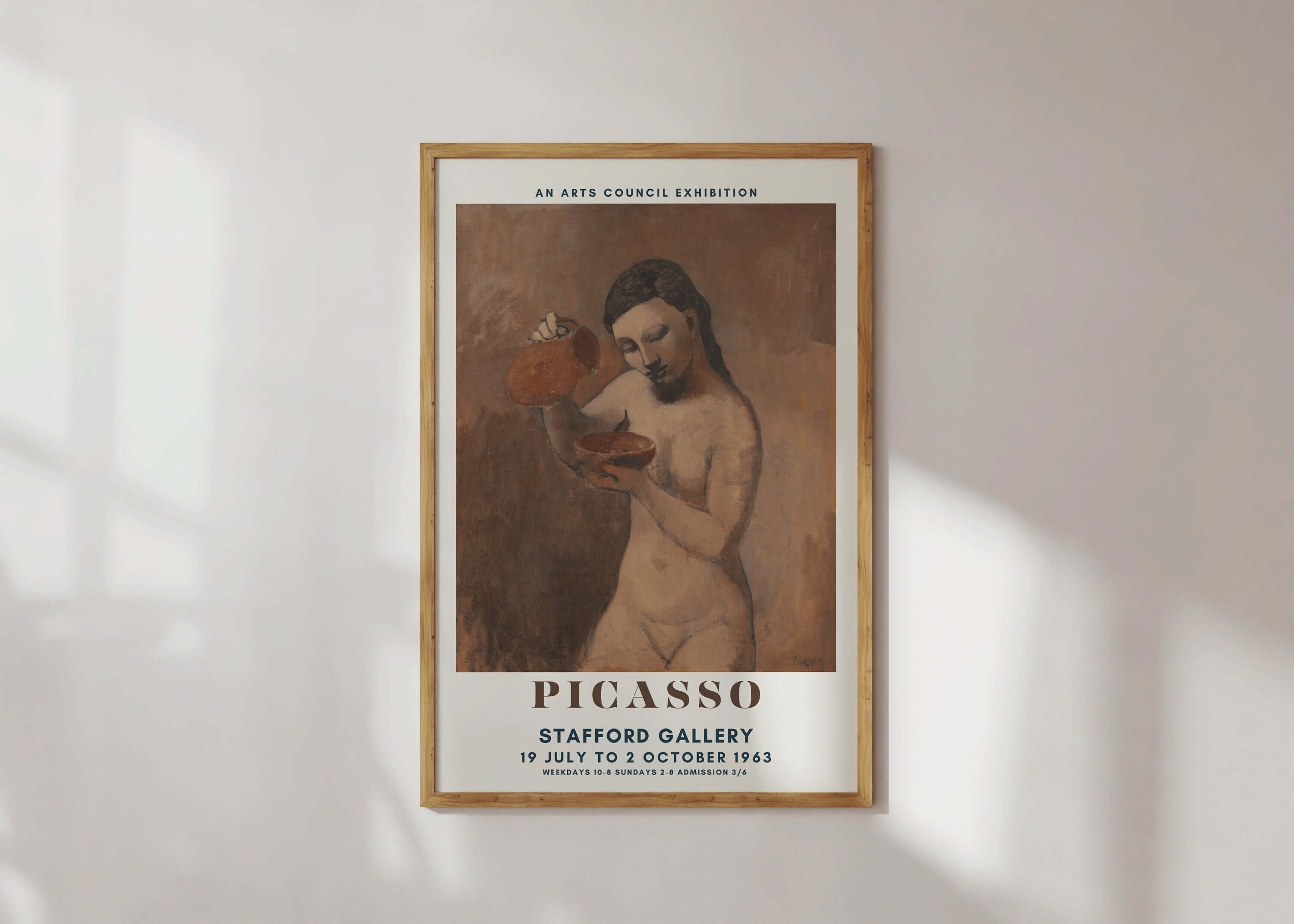 Pablo Picasso - Nude with a Jug | Famous Art (available framed or unframed) - 9ArtPrints