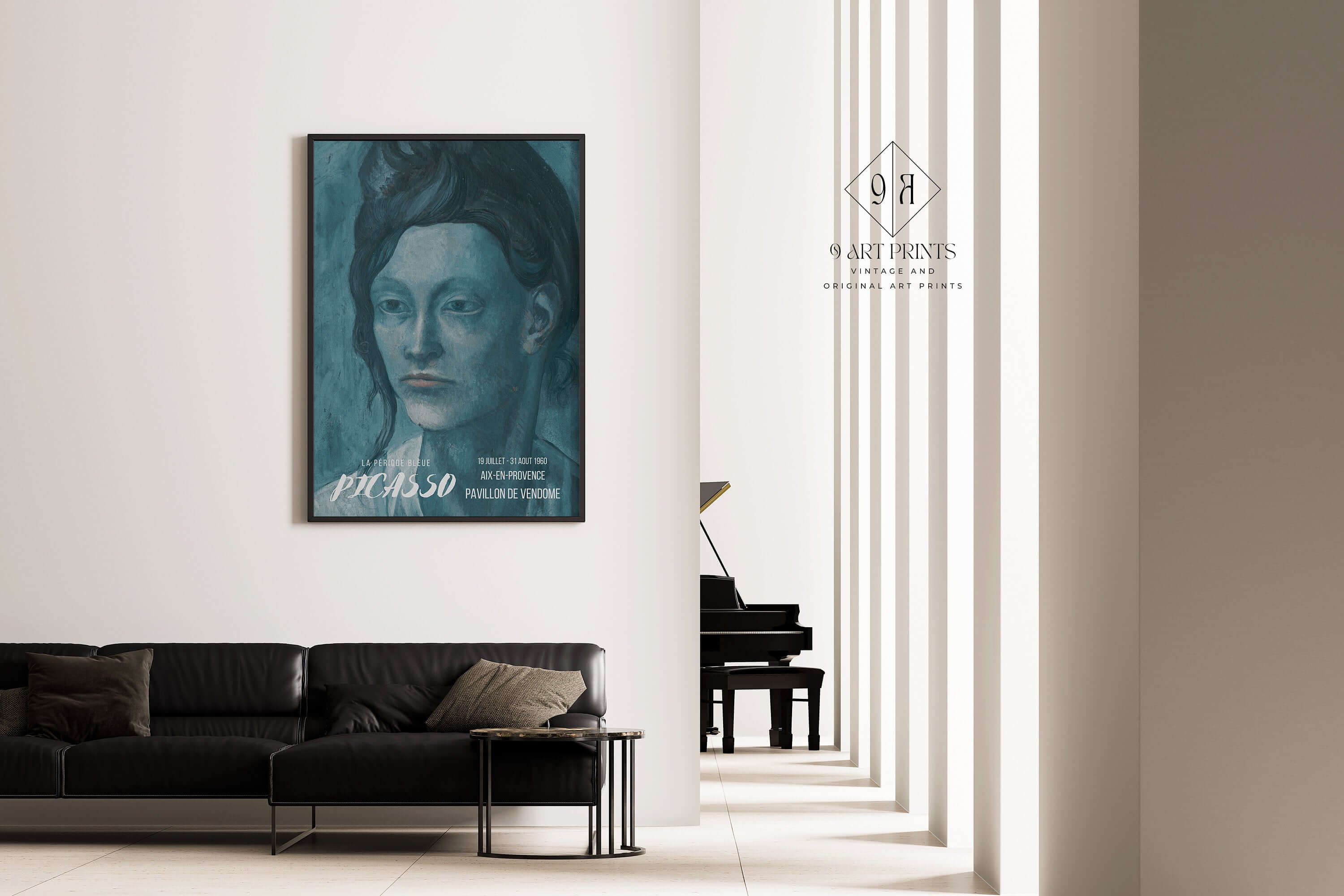 Pablo Picasso - The Blue Period | Classic Fine Art Museum Poster (available framed or unframed) - 9ArtPrints