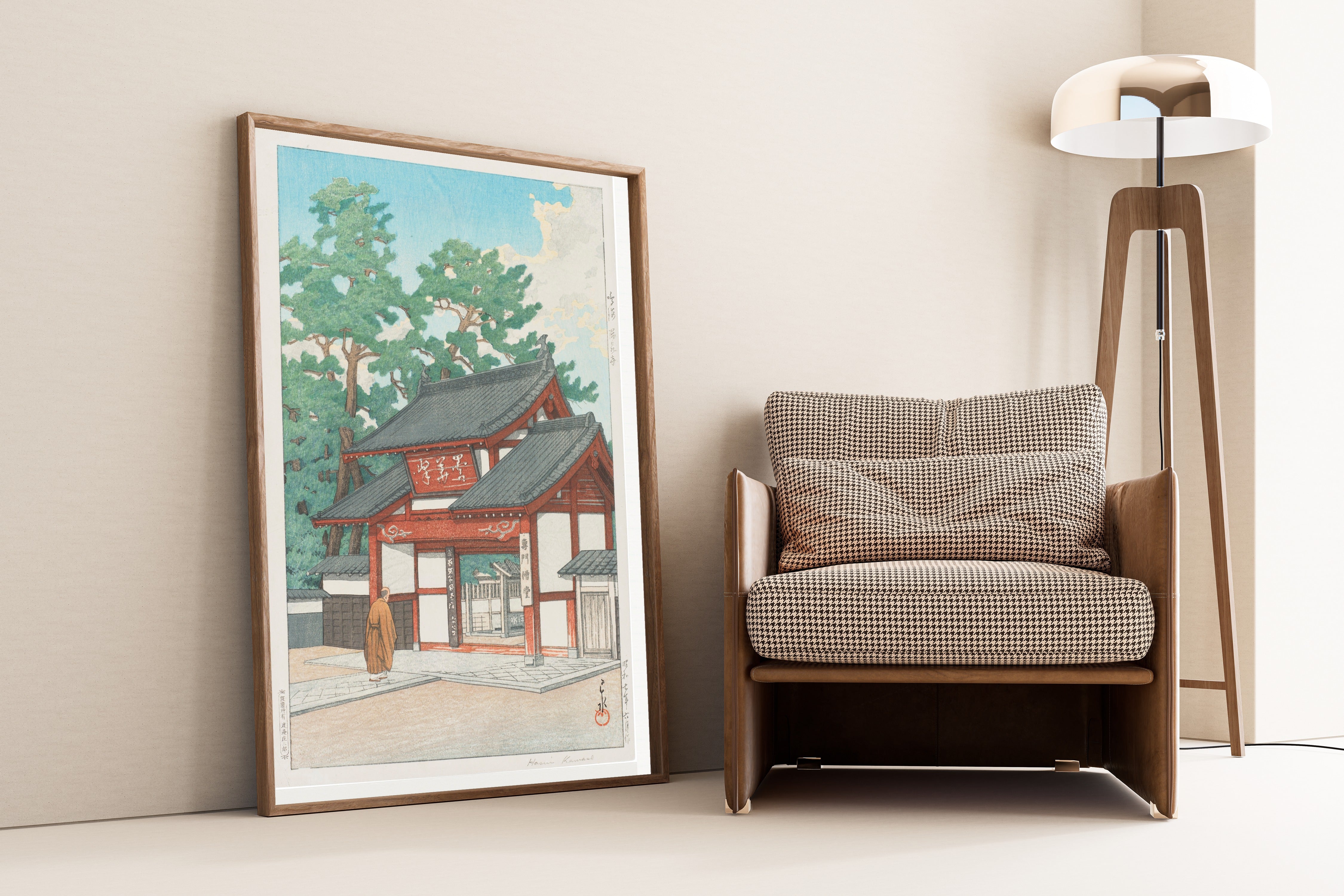 Kawase Hasui — Zuisen Temple, Narumi | Japanese Woodblock Print (Shin Hanga)
