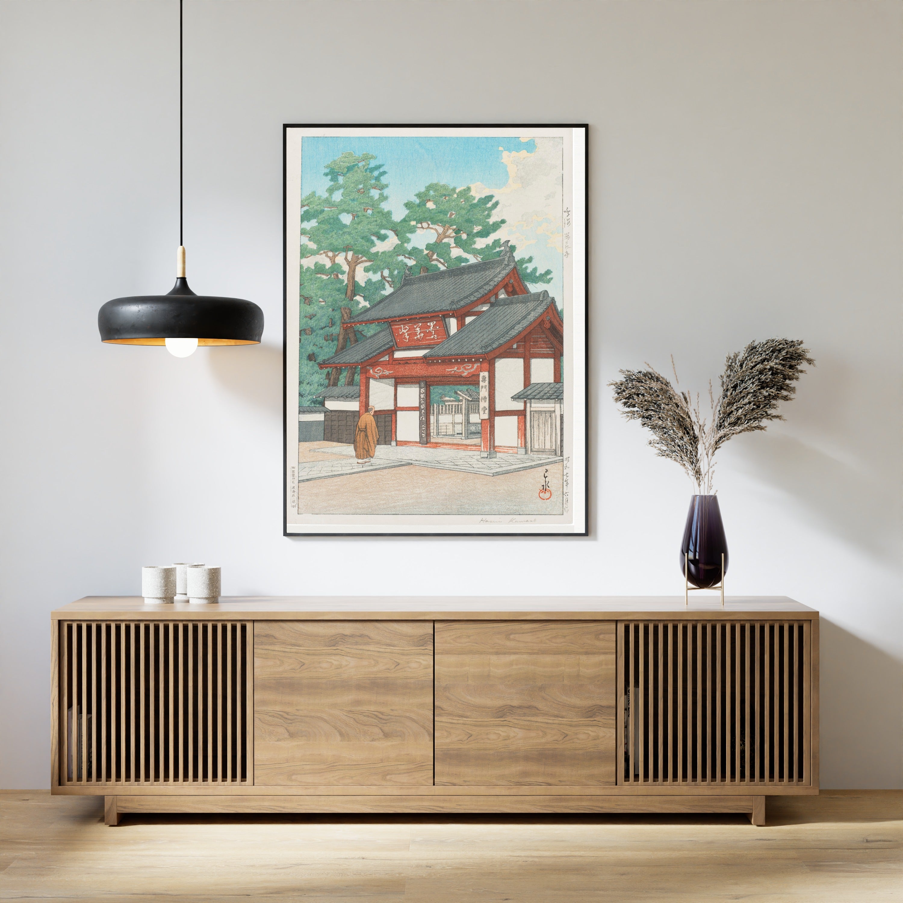 Kawase Hasui — Zuisen Temple, Narumi | Japanese Woodblock Print (Shin Hanga)
