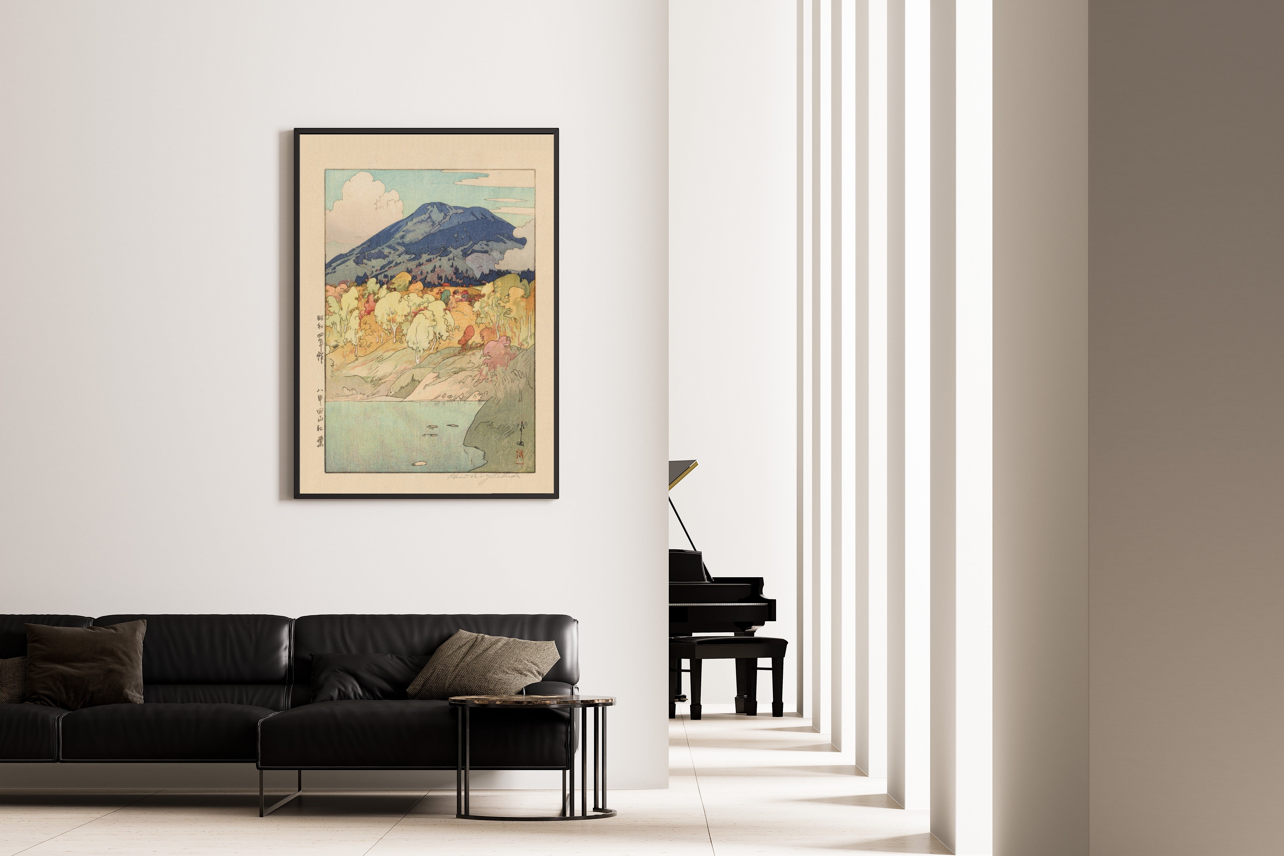 Hiroshi Yoshida — Autumn in Hakkōda | Japanese Woodblock Print (Shin Hanga)
