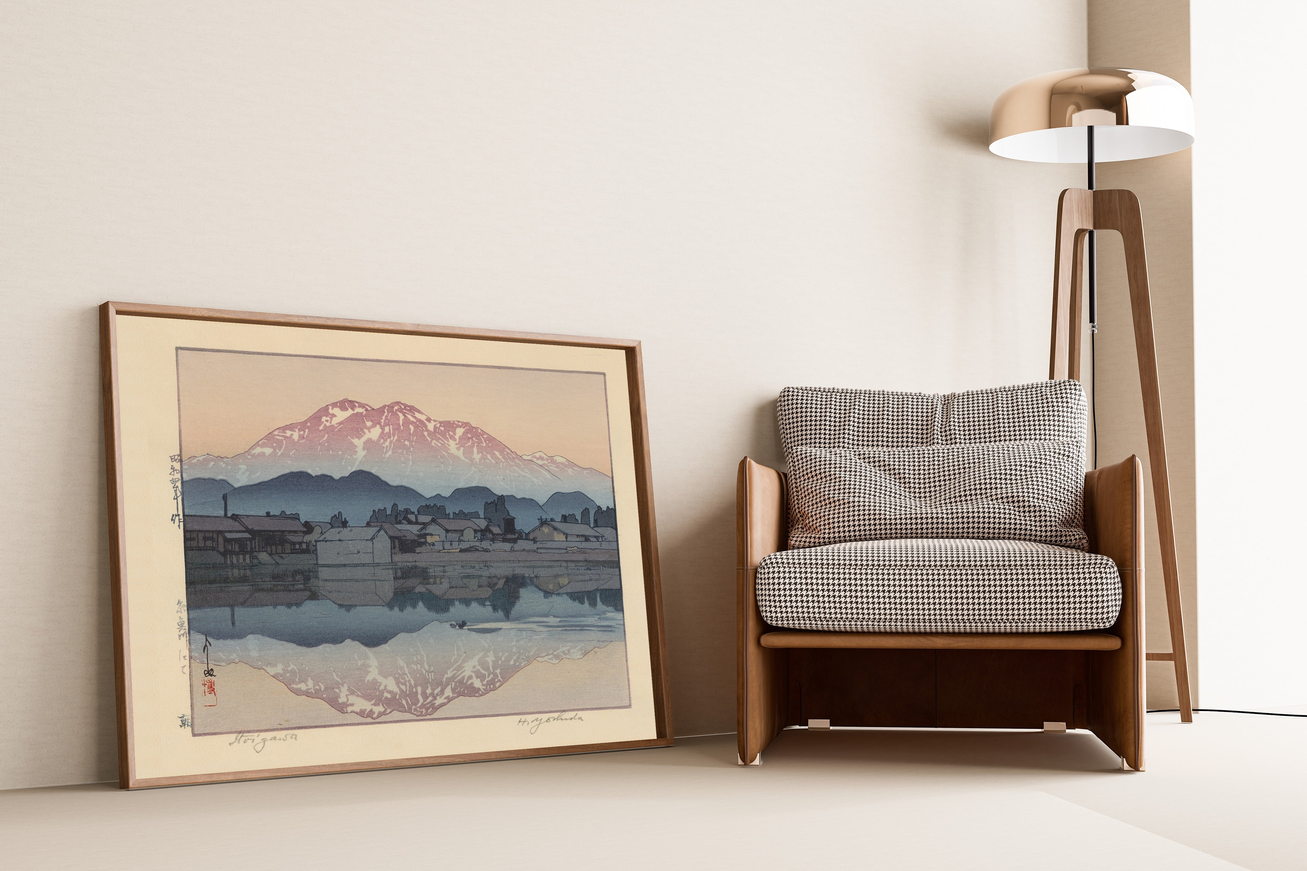 Hiroshi Yoshida — Itoigawa Morning | Japanese Woodblock Print (Shin Hanga)
