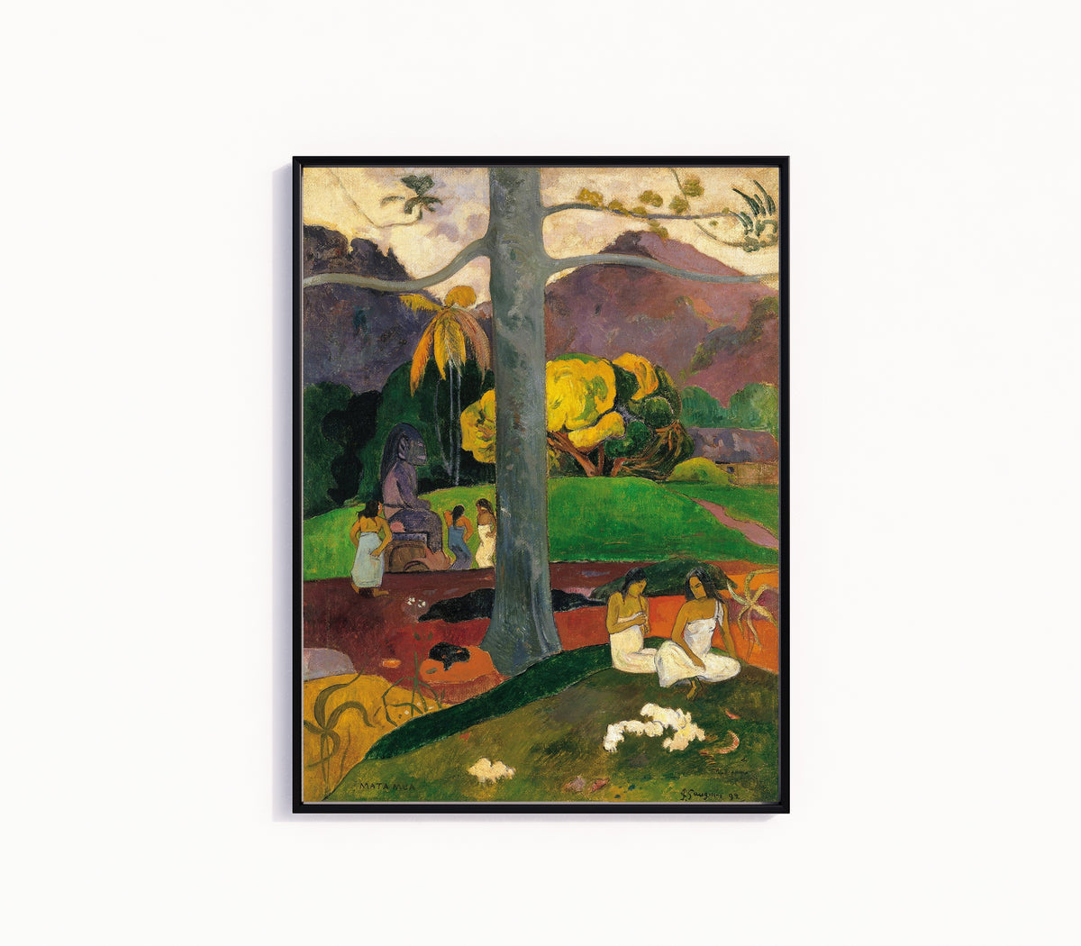 Paul Gauguin — Mata Mua (In Olden Times) | Fine Art Print