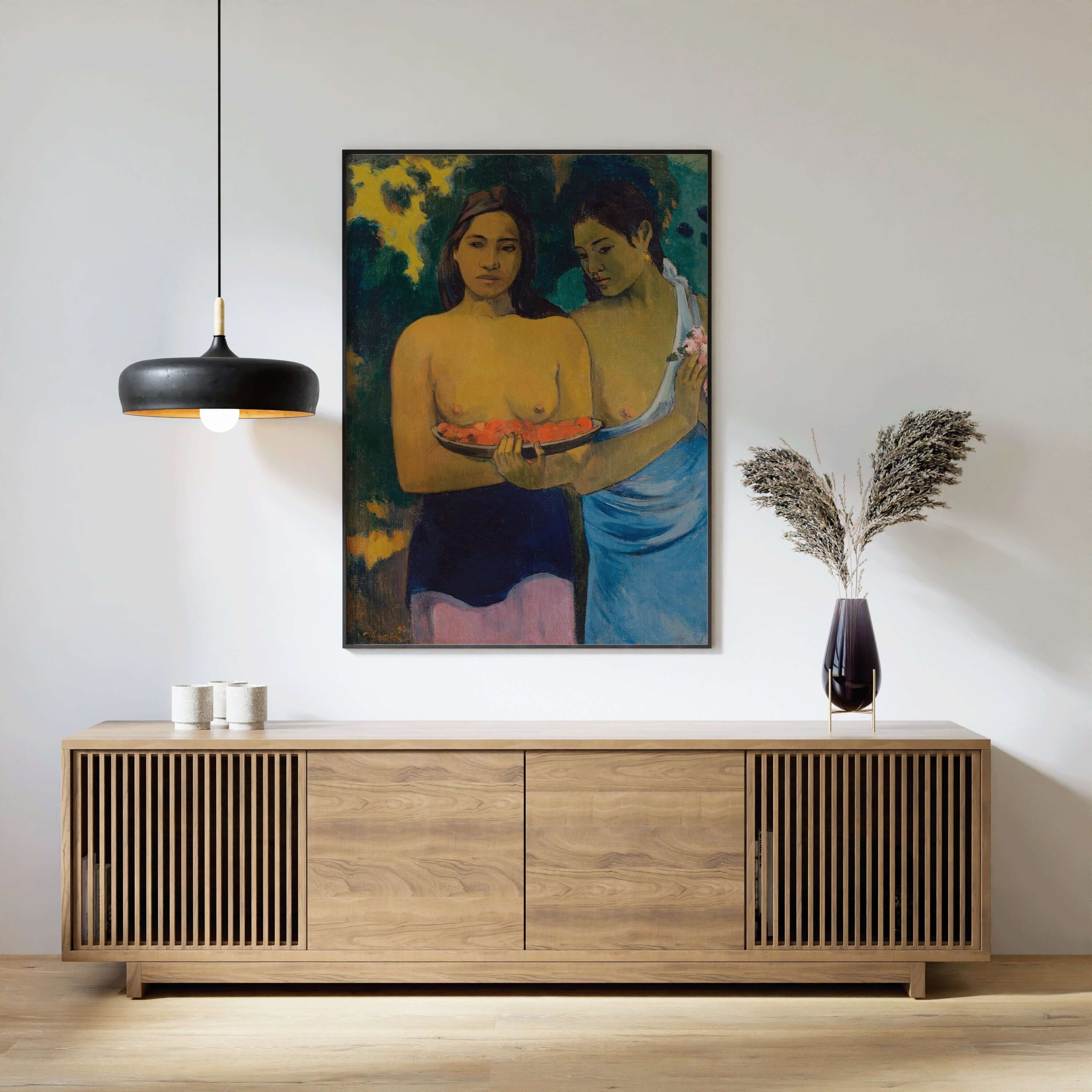 Paul Gauguin - Two Tahitian Women | Famous Art (available framed or unframed) - 9ArtPrints