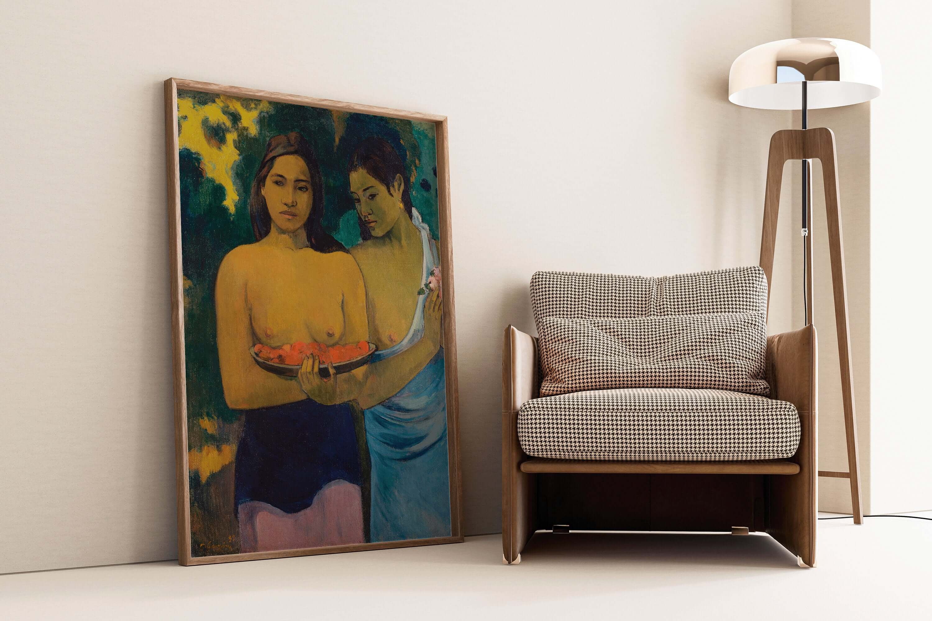 Paul Gauguin - Two Tahitian Women | Famous Art (available framed or unframed) - 9ArtPrints