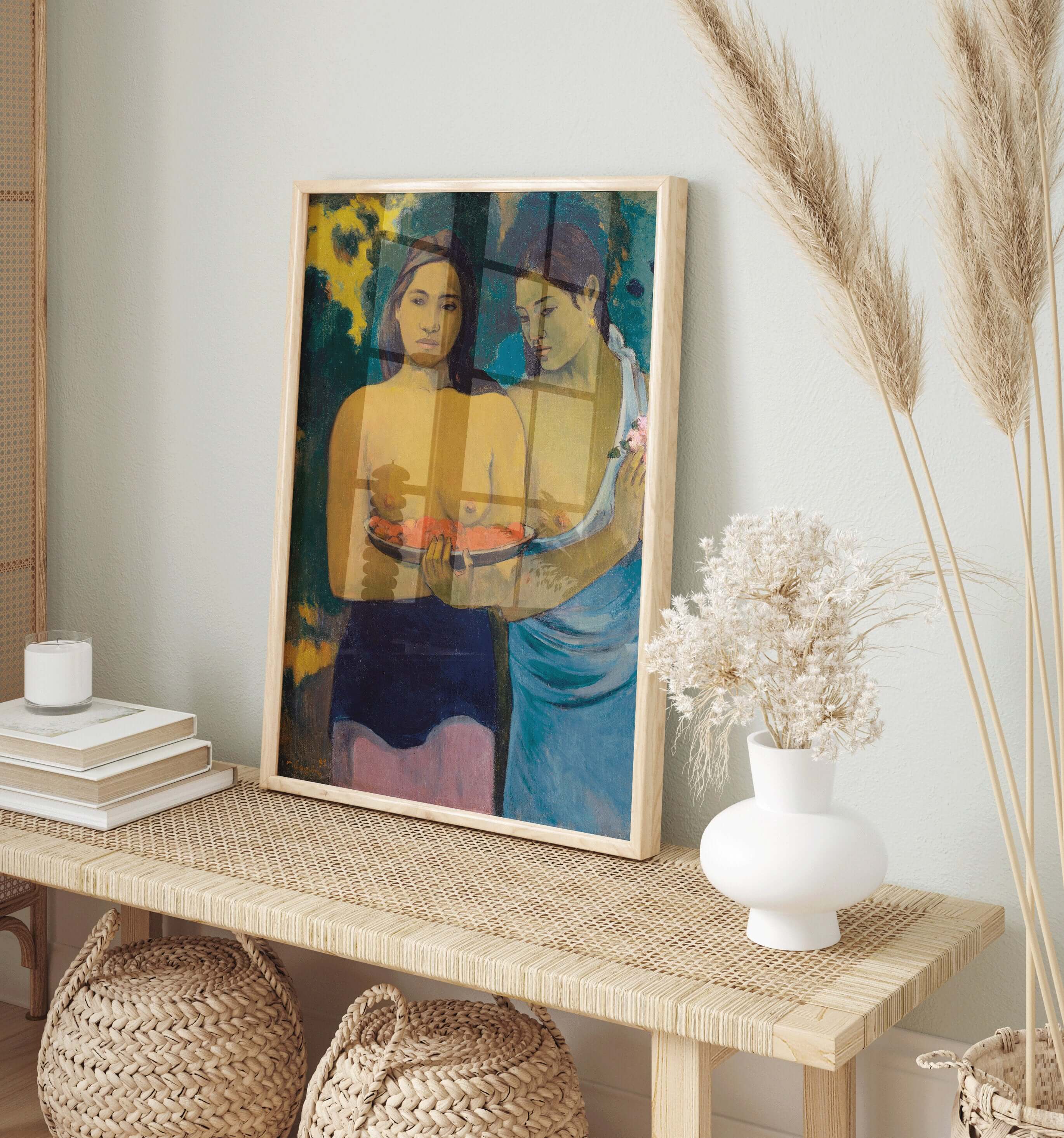 Paul Gauguin - Two Tahitian Women | Famous Art (available framed or unframed) - 9ArtPrints