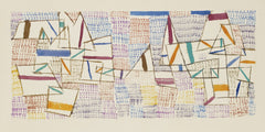 Paul Klee 'A Cote de Provence' Abstract Art Print: Wide Panoramic (2x1)