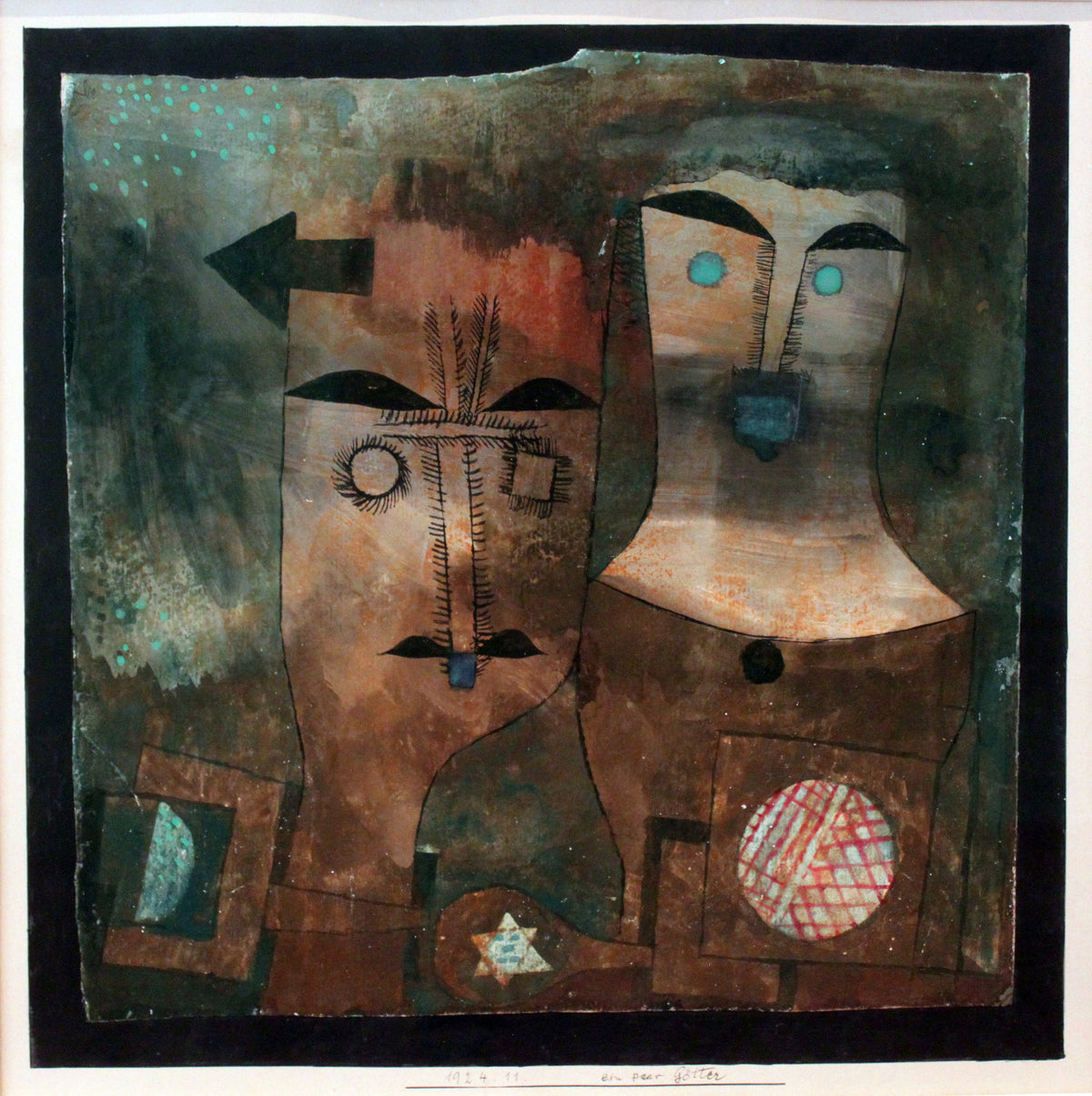Paul Klee — A Pair of Gods (Ein Paar Götter) | Bauhaus Fine Art Print - 9ArtPrints
