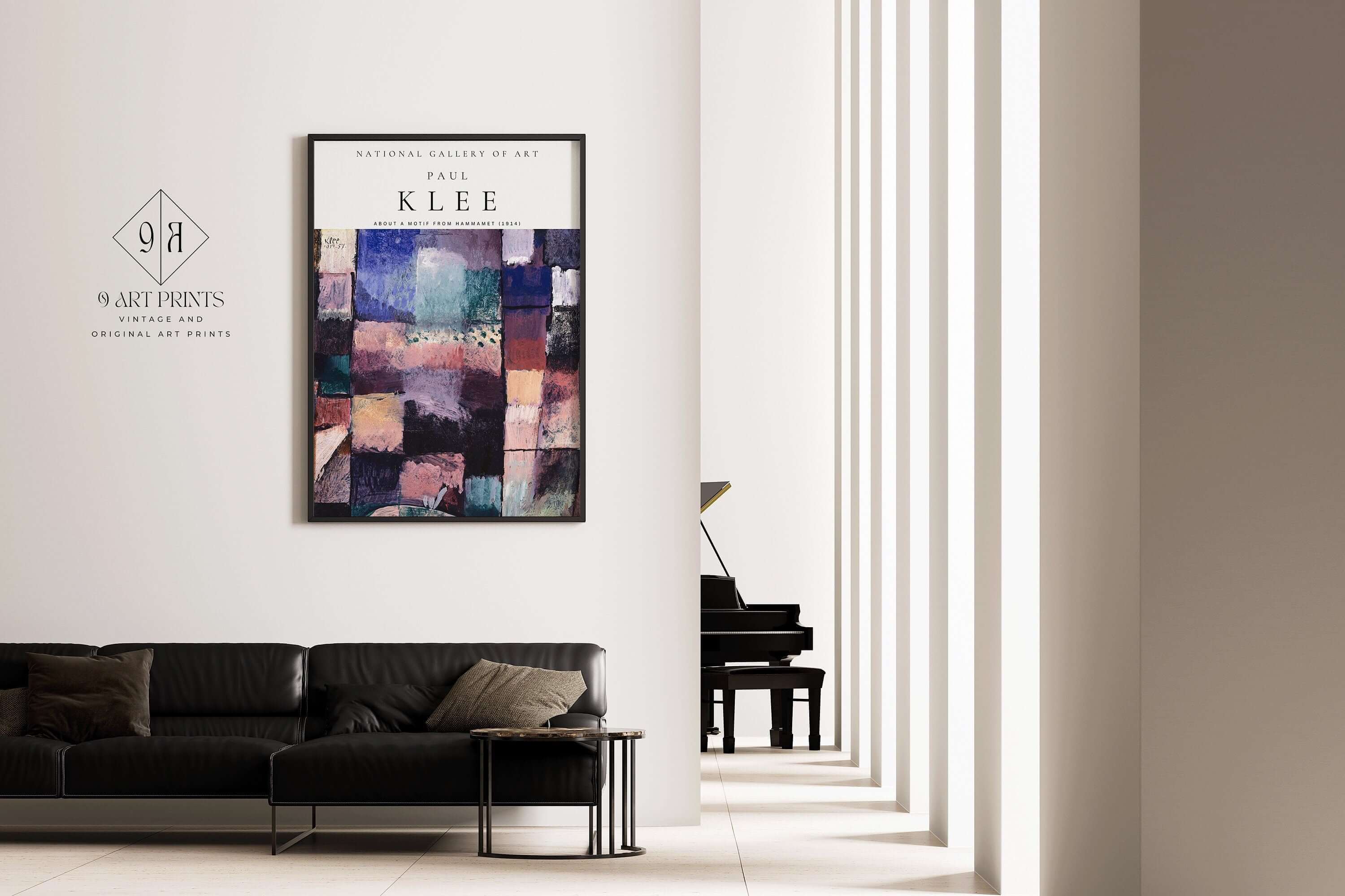 Paul Klee About a Motif | Modern Art Exhibition Poster (available framed or unframed) - 9ArtPrints