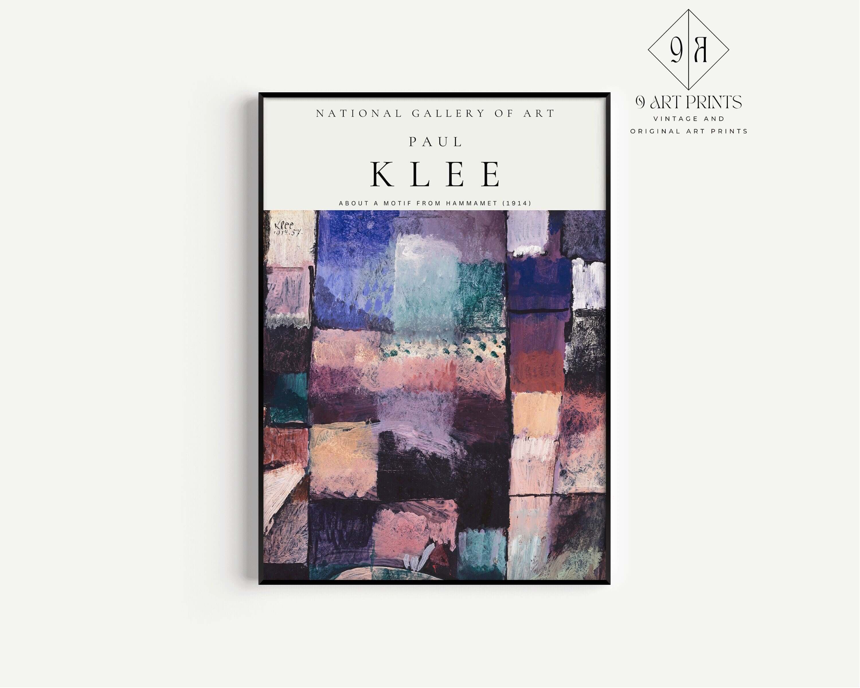 Paul Klee About a Motif | Modern Art Exhibition Poster (available framed or unframed) - 9ArtPrints