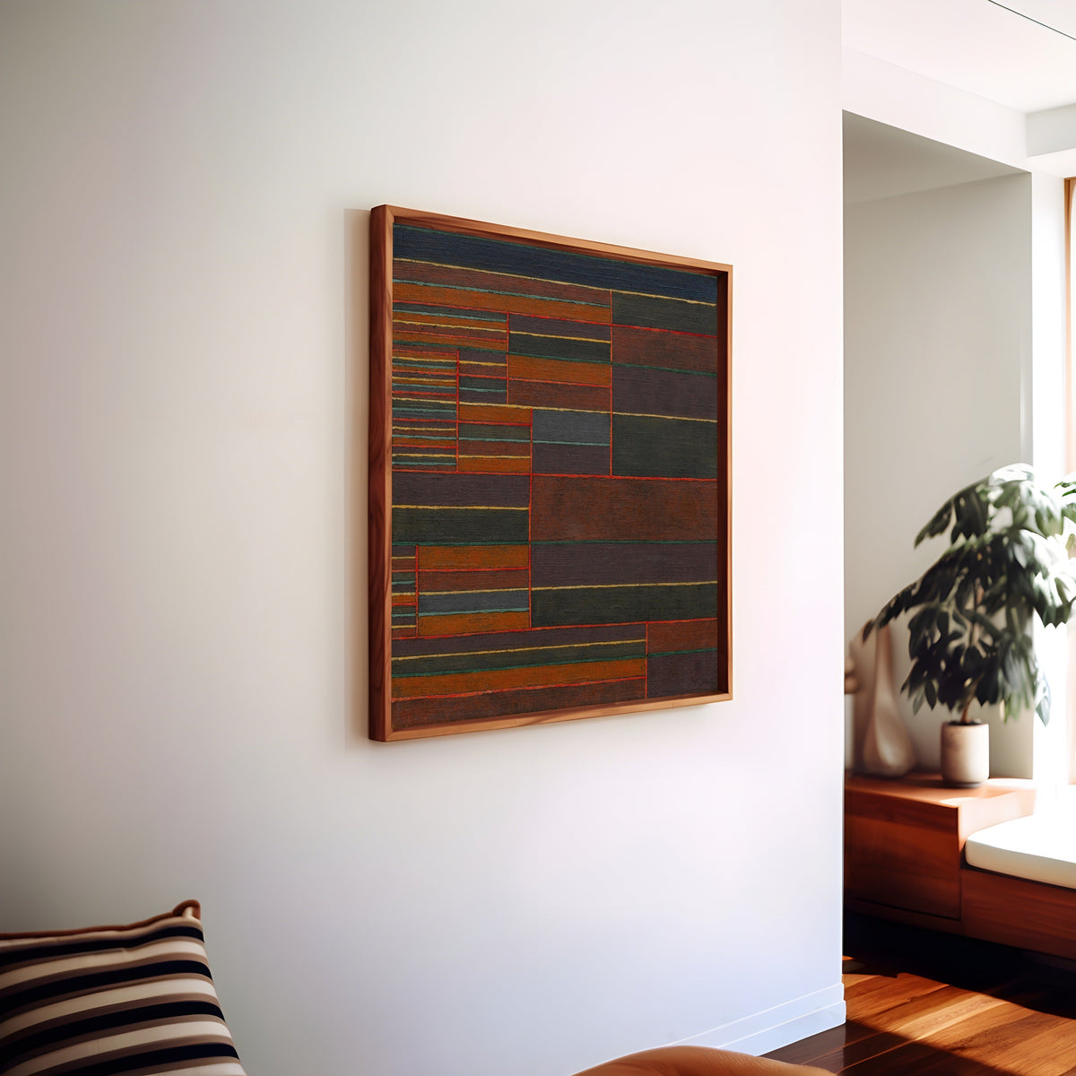 Paul Klee Abstract Art Print: In the Current Six Thresholds - Mid-Century Modern Home Decor - 9ArtPrints