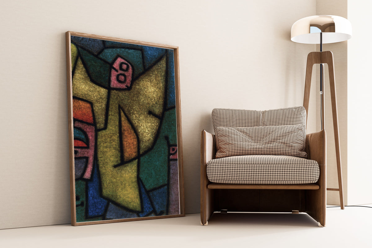 Paul Klee — Angelus Militans | Bauhaus Fine Art Print - 9ArtPrints
