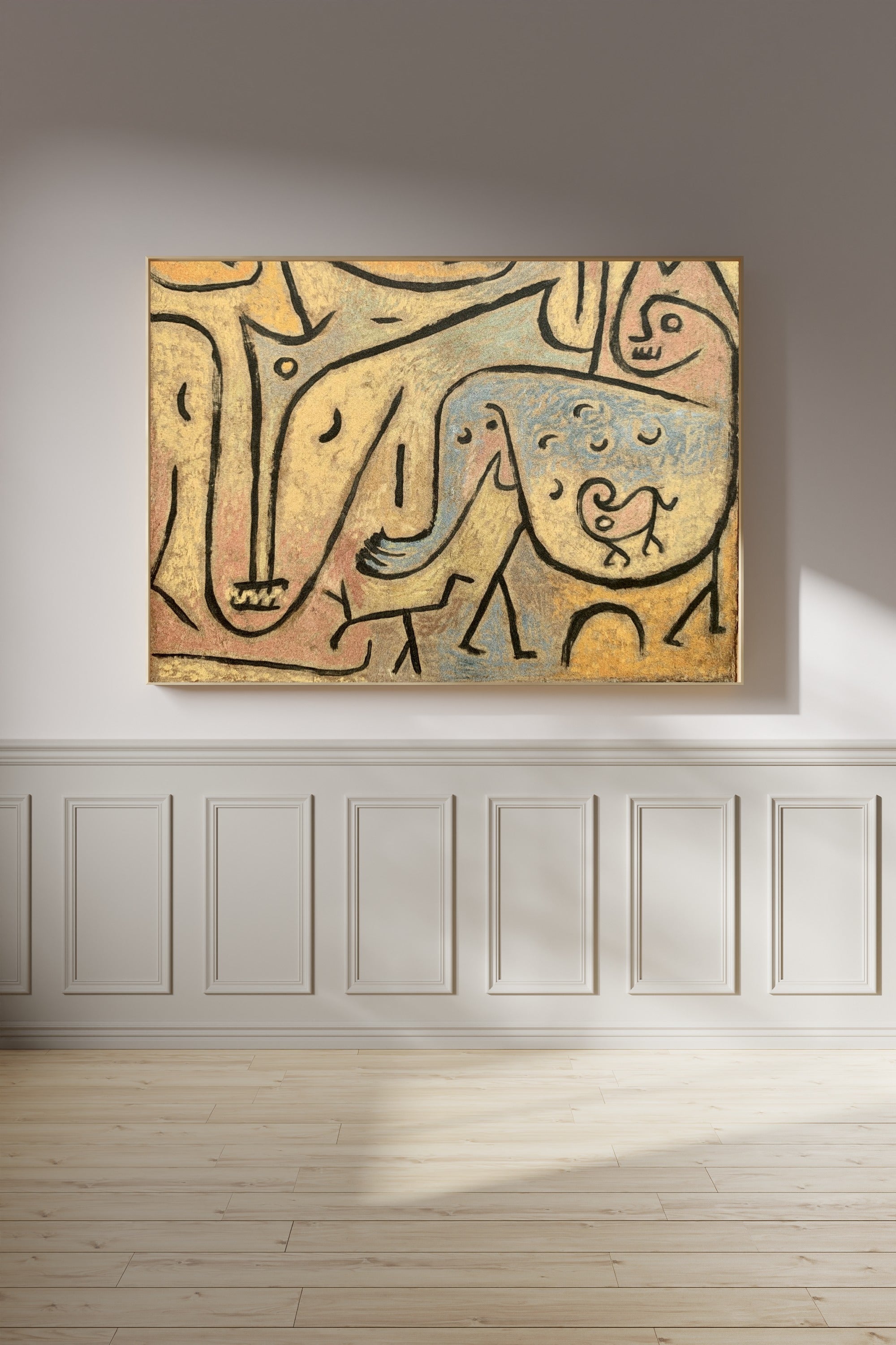 Paul Klee — Animals Meet (Tiere begegnen sich) | Bauhaus Fine Art Print - 9ArtPrints
