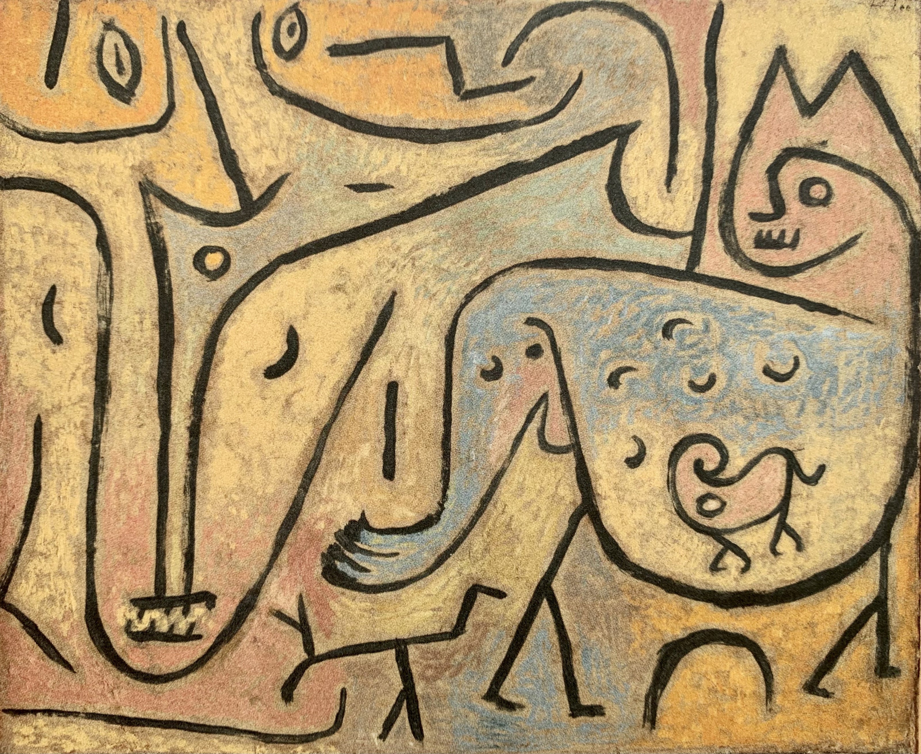 Paul Klee — Animals Meet (Tiere begegnen sich) | Bauhaus Fine Art Print - 9ArtPrints