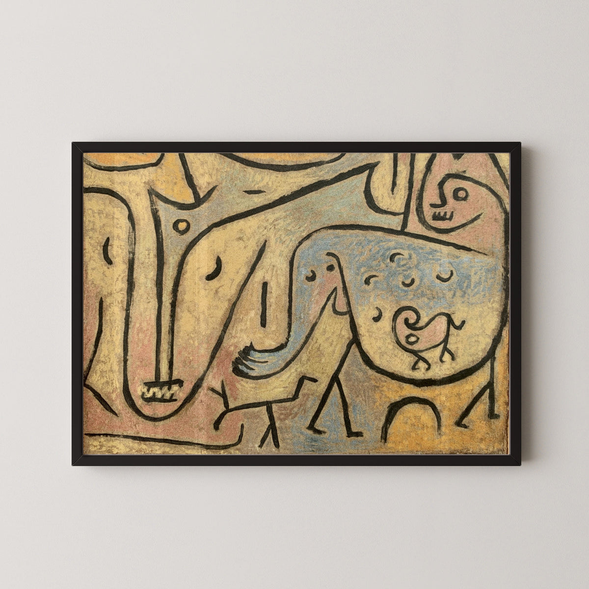 Paul Klee — Animals Meet (Tiere begegnen sich) | Bauhaus Fine Art Print - 9ArtPrints