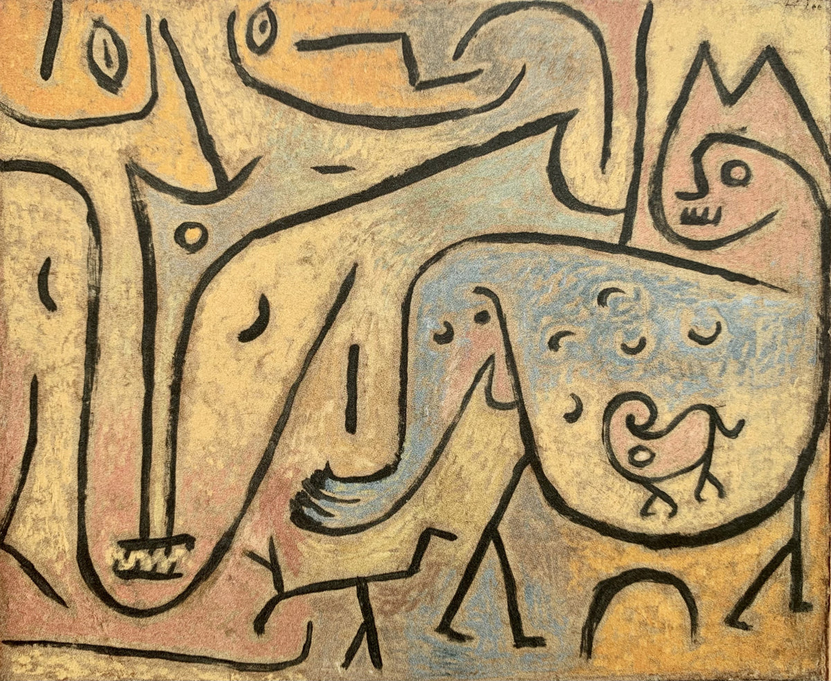 Paul Klee — Animals Meet (Tiere begegnen sich) | Bauhaus Fine Art Print - 9ArtPrints