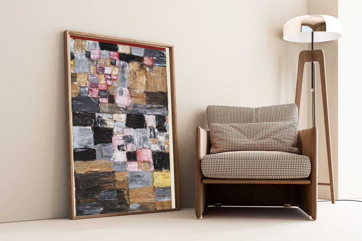 Paul Klee — Ascent of a Town | Bauhaus Fine Art Print - 9ArtPrints