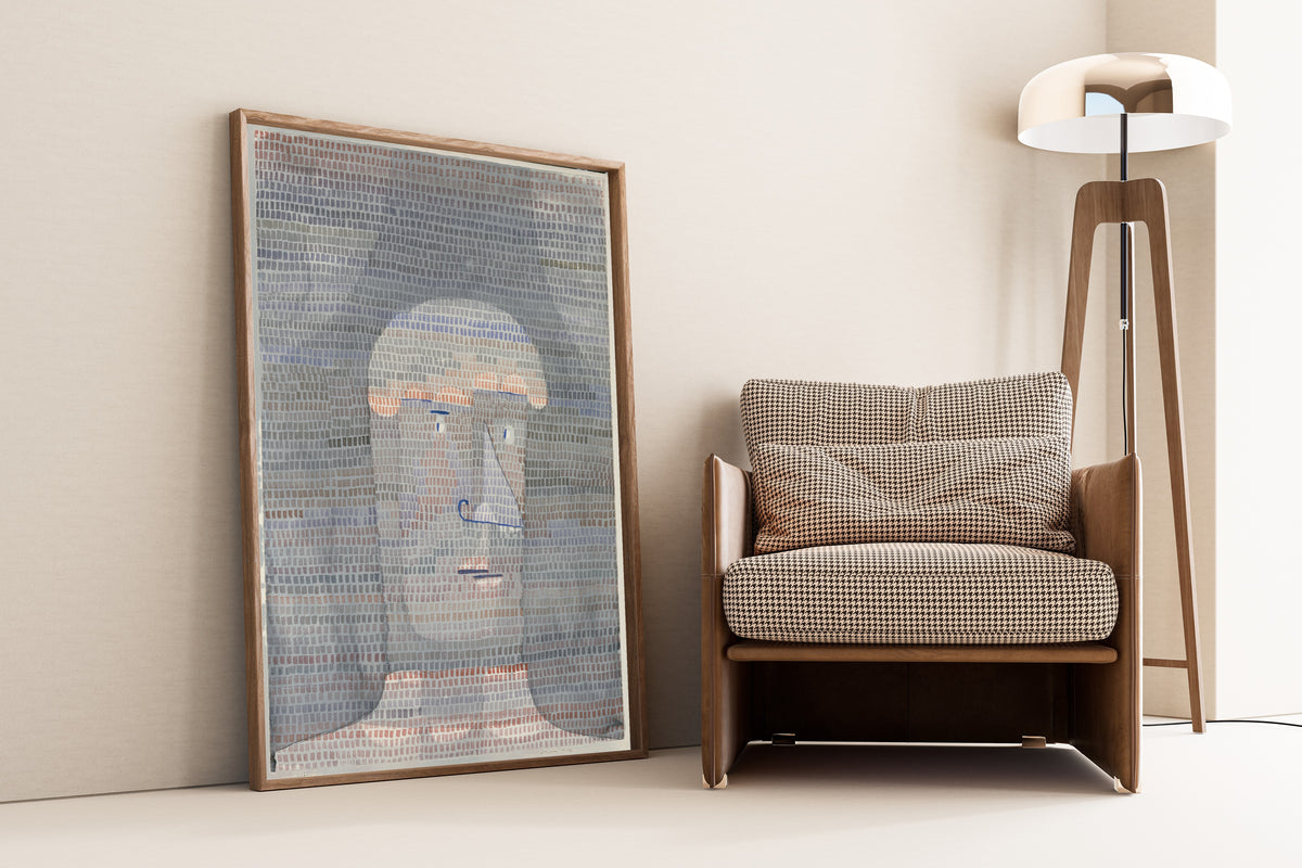 Paul Klee — Athlete's Head (Athleten-Kopf) | Bauhaus Fine Art Print - 9ArtPrints