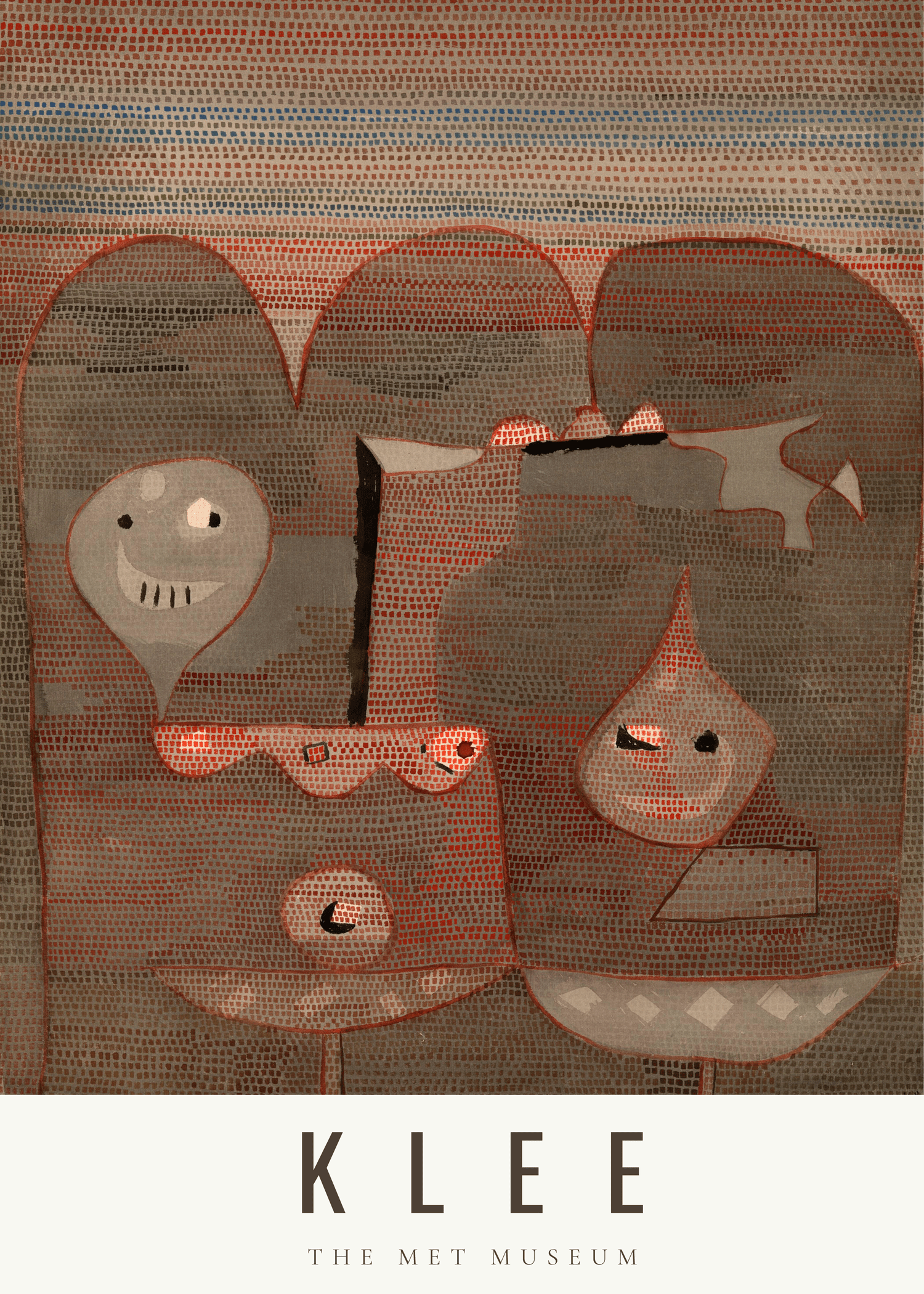 Paul Klee — Barbarian Sacrifice | Bauhaus Abstract Print - 9ArtPrints