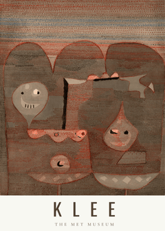 Paul Klee — Barbarian Sacrifice | Bauhaus Abstract Print