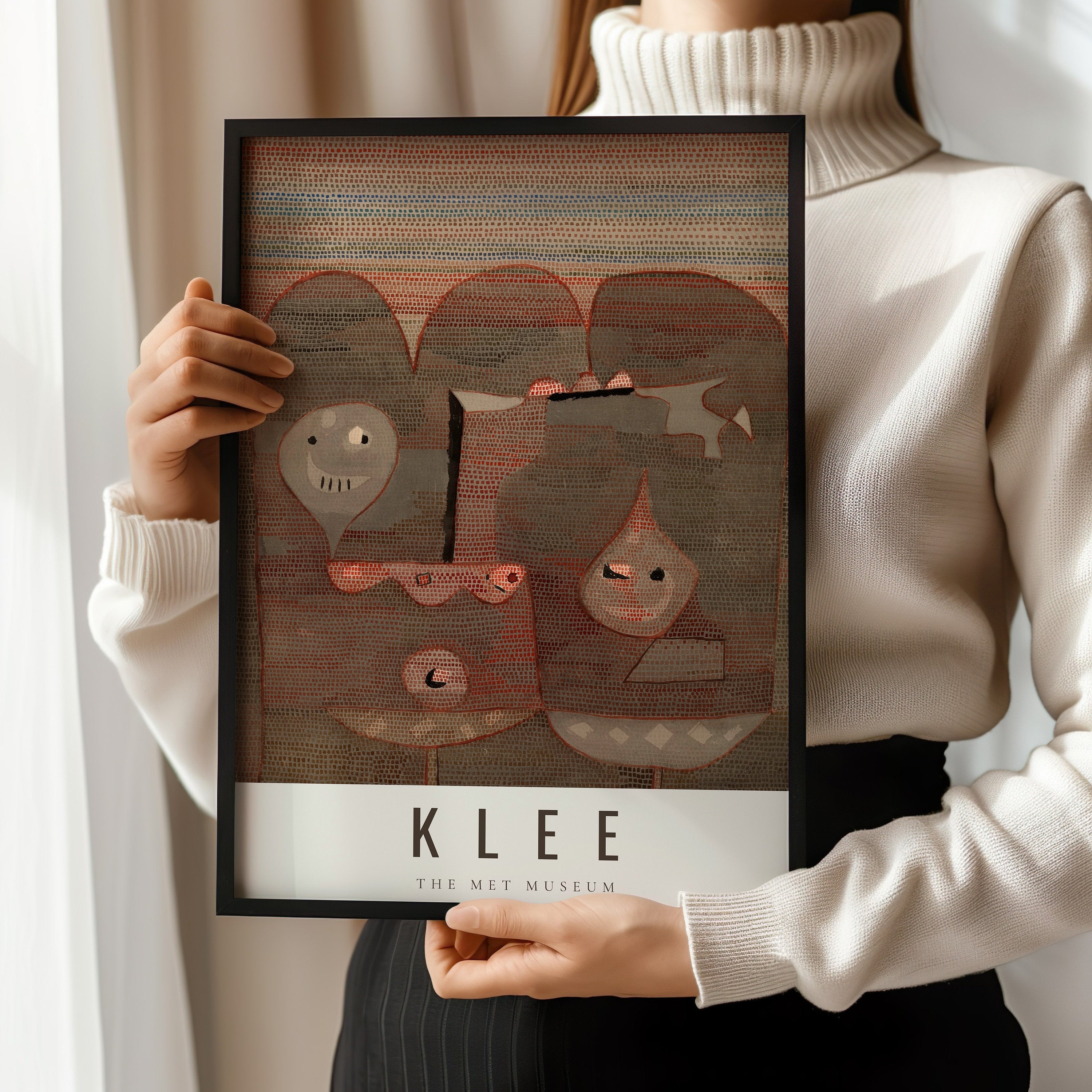 Paul Klee - Barbarian Sacrifice | Modern Abstract Art (Available framed or unframed) - 9ArtPrints