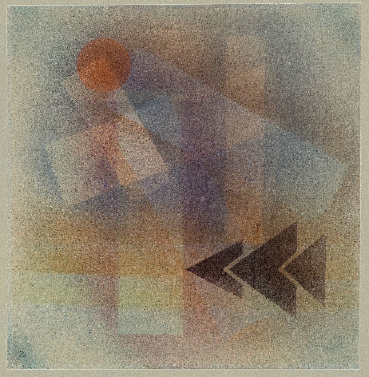 Paul Klee - Bauhaus Vintage Mid-century Modern Abstract Art Print (available handframed or unframed) 1x1 - 9ArtPrints