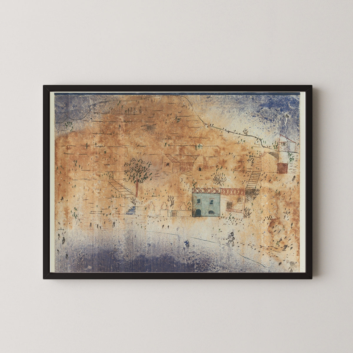 Paul Klee — Bay M on Sicily (Bucht M. auf Sizilien) | Bauhaus Fine Art Print - 9ArtPrints