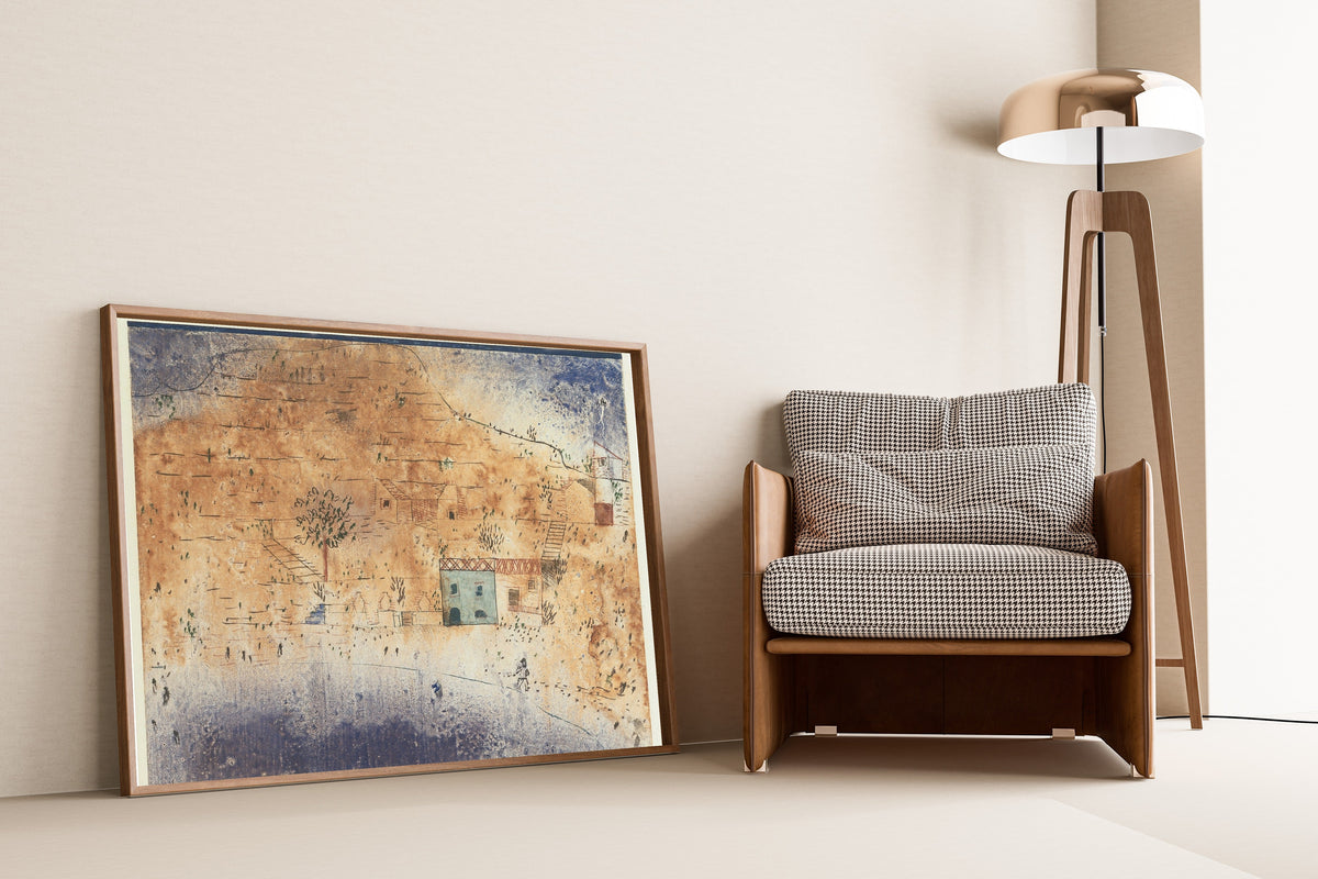 Paul Klee — Bay M on Sicily (Bucht M. auf Sizilien) | Bauhaus Fine Art Print - 9ArtPrints