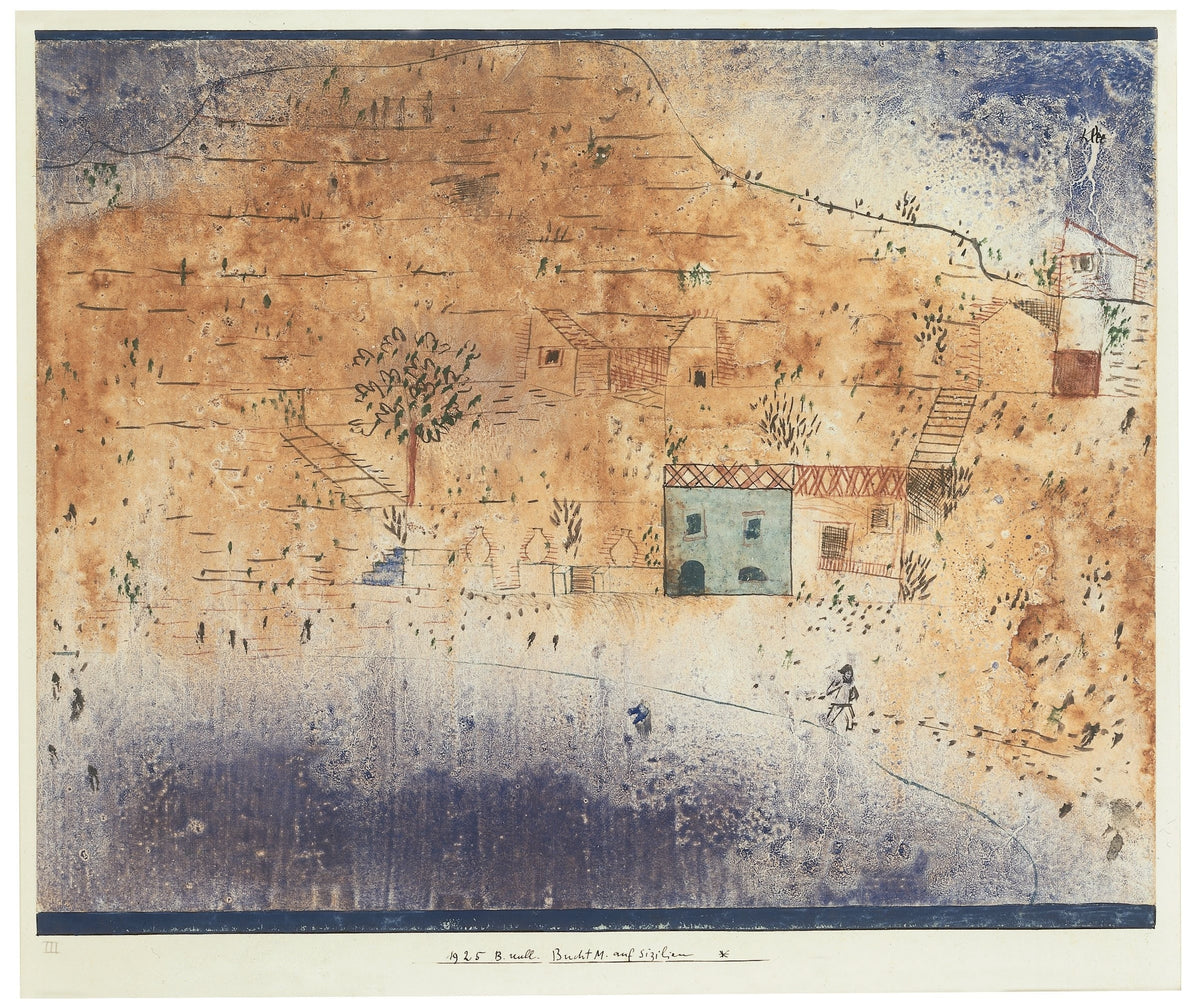 Paul Klee — Bay M on Sicily (Bucht M. auf Sizilien) | Bauhaus Fine Art Print - 9ArtPrints
