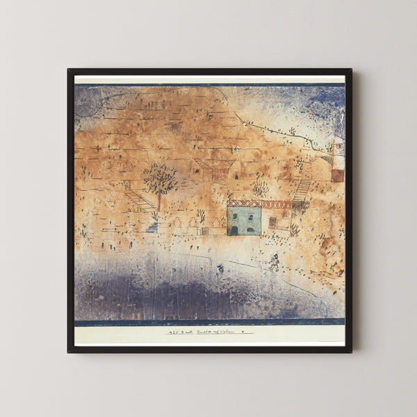 Paul Klee — Bay M on Sicily (Bucht M. auf Sizilien) | Bauhaus Fine Art Print