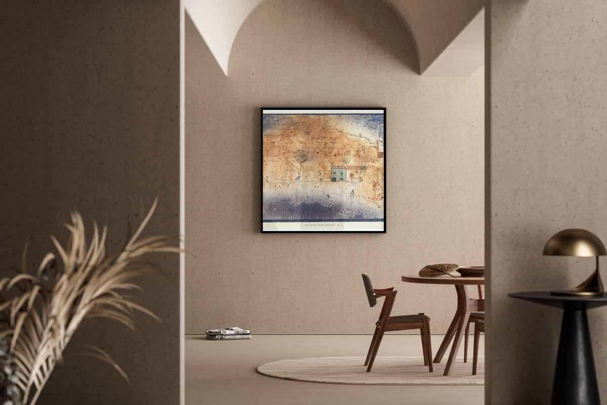 Paul Klee — Bay M on Sicily (Bucht M. auf Sizilien) | Bauhaus Fine Art Print - 9ArtPrints