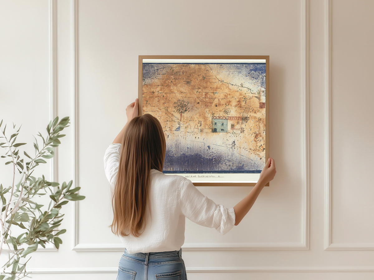 Paul Klee — Bay M on Sicily (Bucht M. auf Sizilien) | Bauhaus Fine Art Print - 9ArtPrints