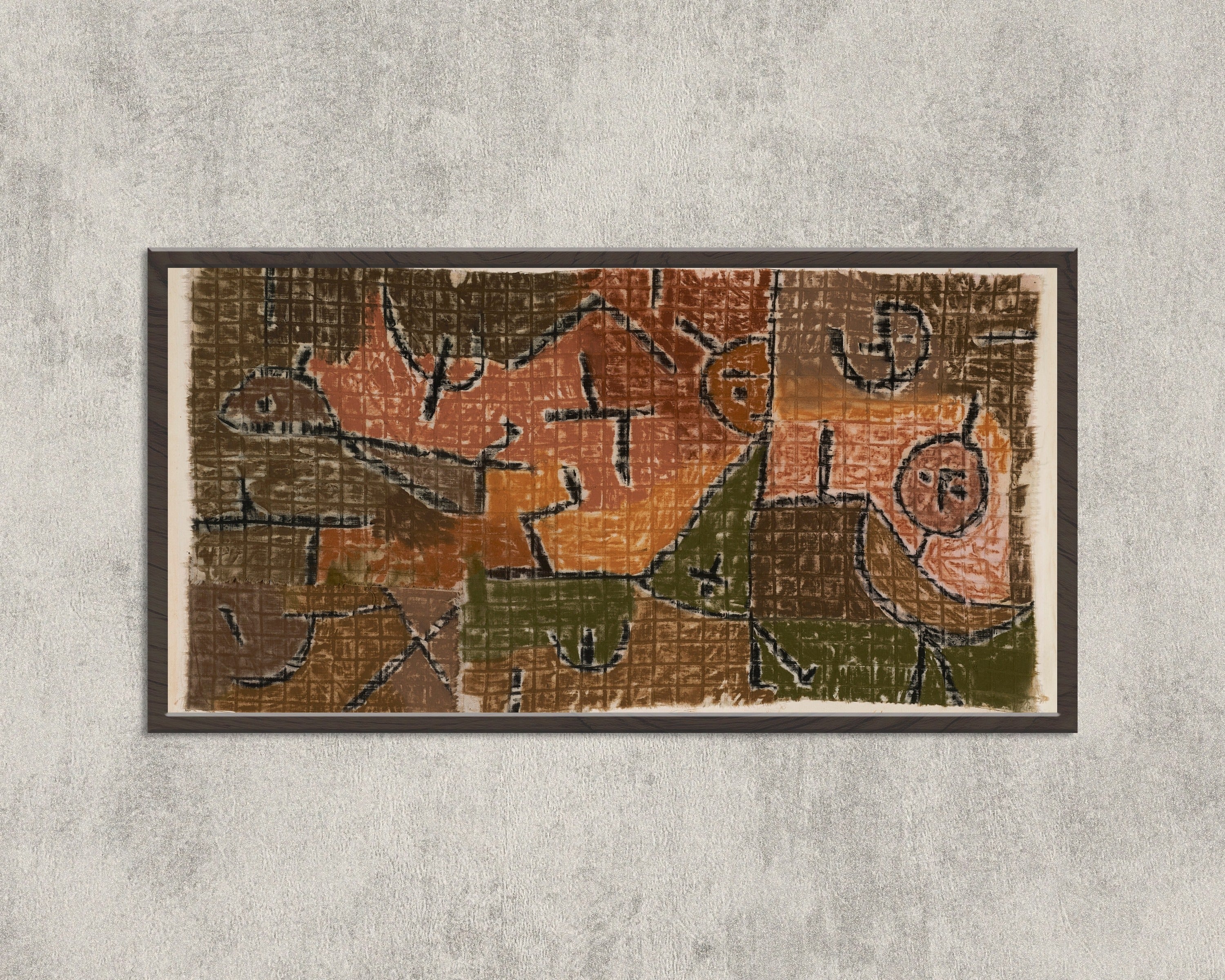 Paul Klee — Black Mass (Schwarze Messe) | Bauhaus Fine Art Print - 9ArtPrints