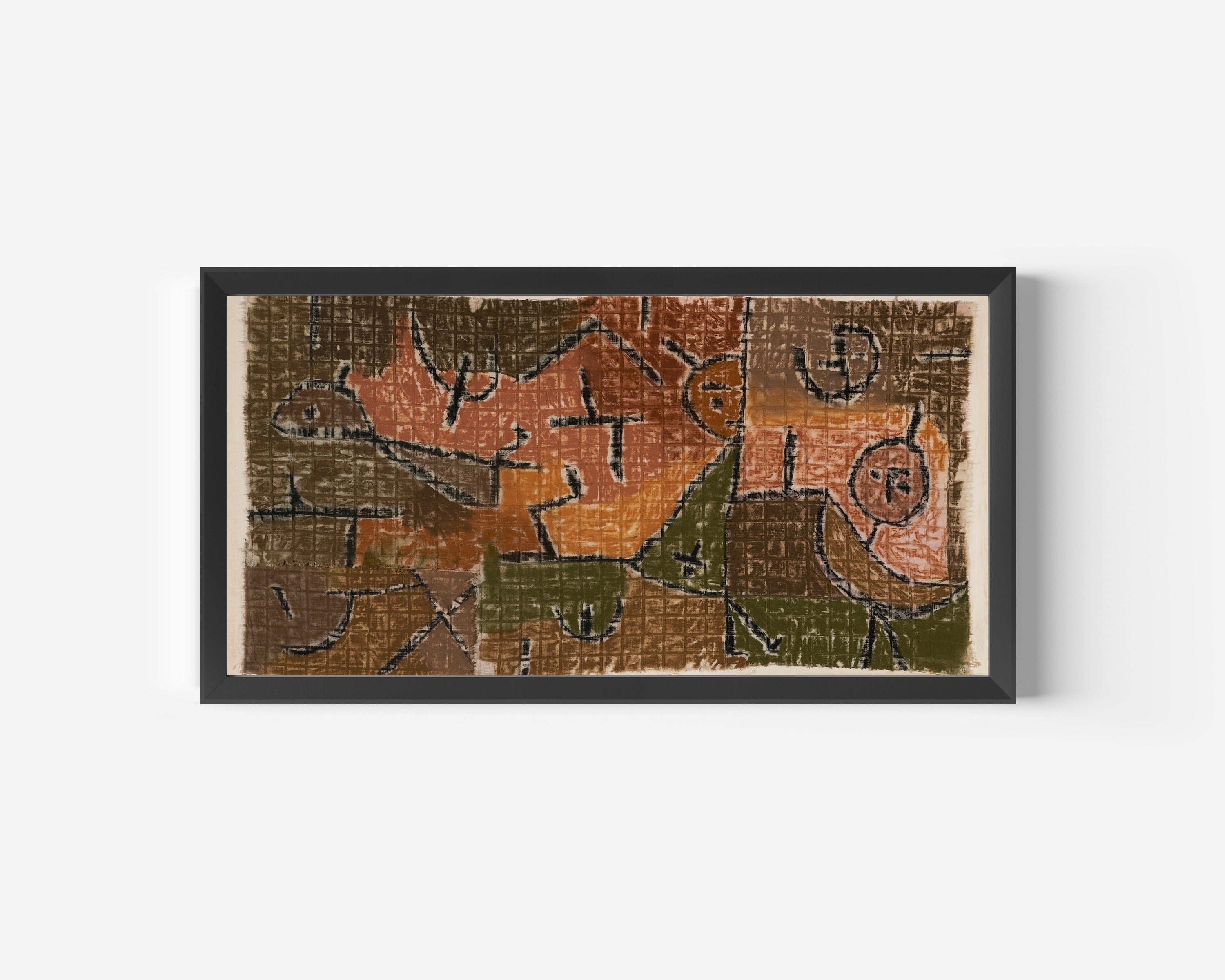 Paul Klee — Black Mass (Schwarze Messe) | Bauhaus Fine Art Print - 9ArtPrints