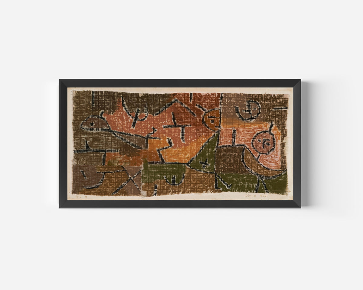 Paul Klee — Black Mass (Schwarze Messe) | Bauhaus Fine Art Print - 9ArtPrints
