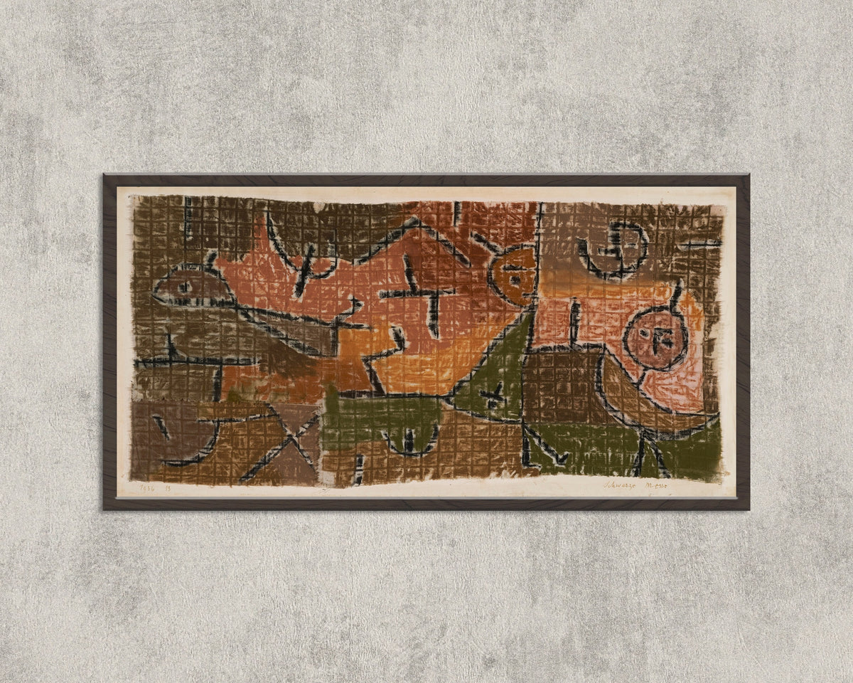 Paul Klee — Black Mass (Schwarze Messe) | Bauhaus Fine Art Print - 9ArtPrints