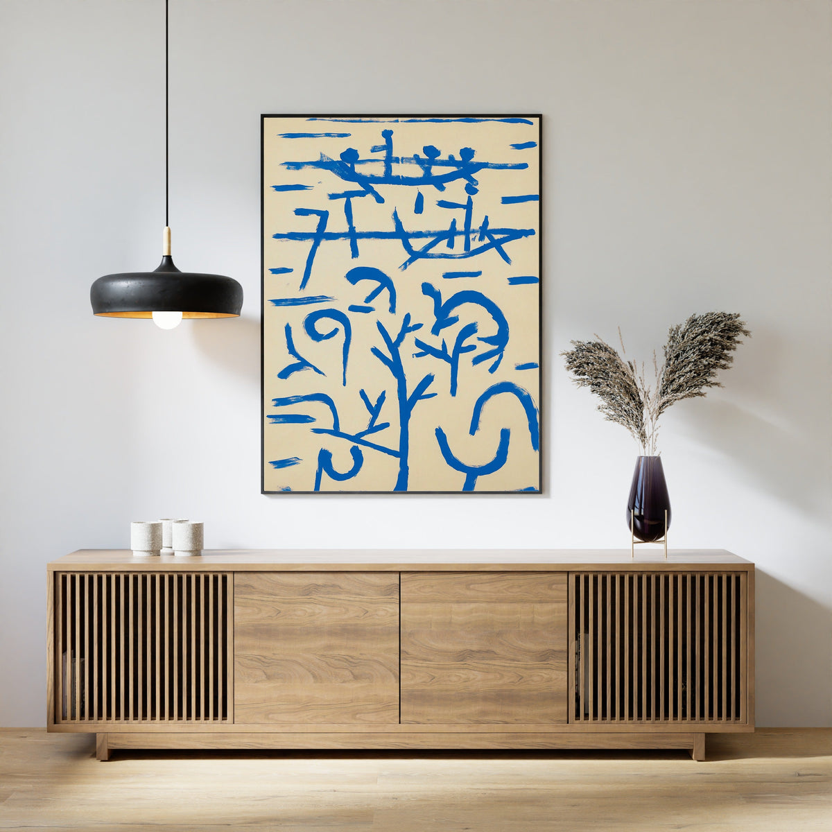 Paul Klee — Boats in the Flood (Boote in der Überflutung) | Bauhaus Fine Art Print - 9ArtPrints