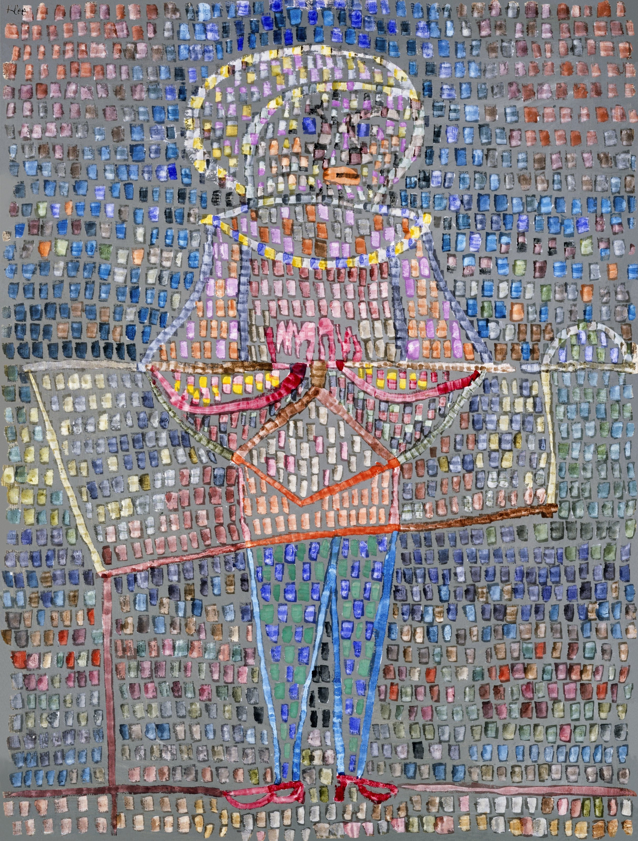 Paul Klee — Boy in Fancy Dress | Bauhaus Fine Art Print - 9ArtPrints