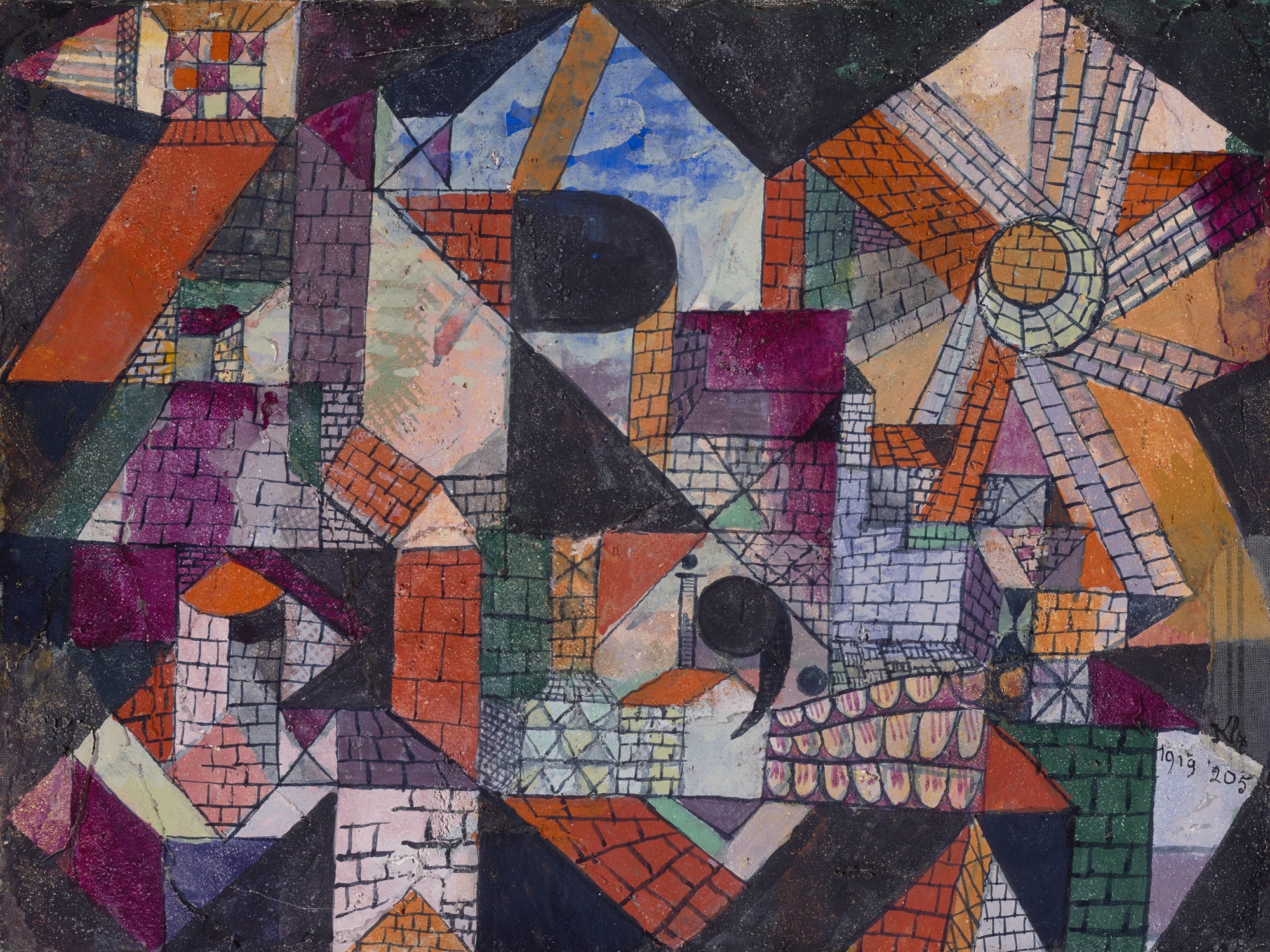 Paul Klee — City R (Stadt R) | Bauhaus Fine Art Print - 9ArtPrints