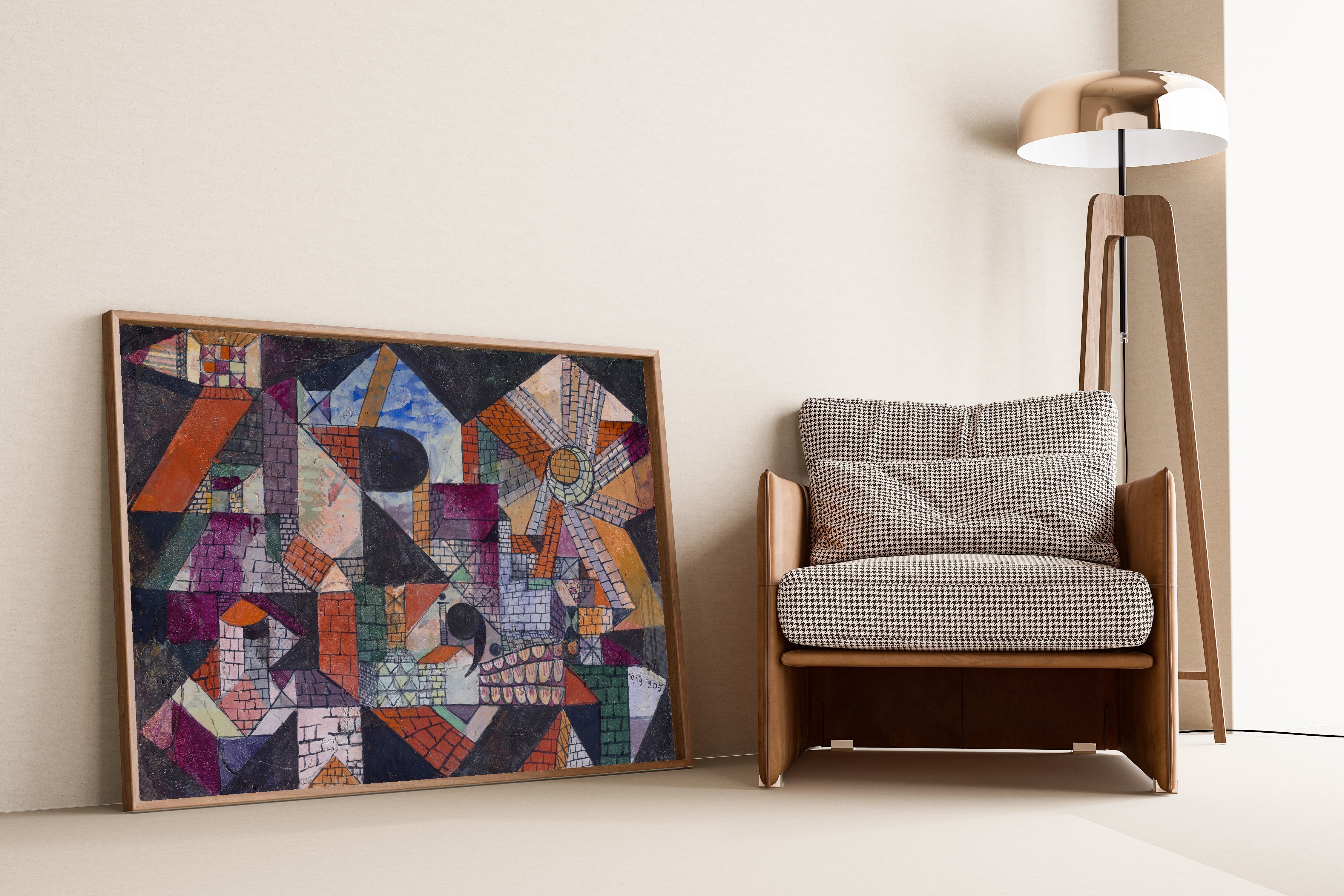 Paul Klee — City R (Stadt R) | Bauhaus Fine Art Print - 9ArtPrints