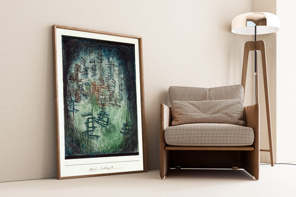 Paul Klee — Clearing E (Lichtung E) | Bauhaus Fine Art Print