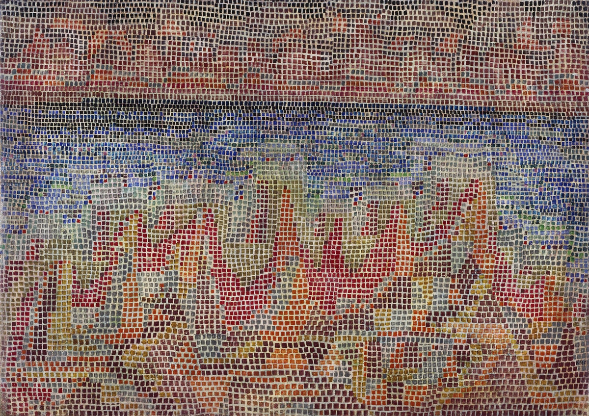 Paul Klee — Cliffs by the Sea | Bauhaus Fine Art Print - 9ArtPrints