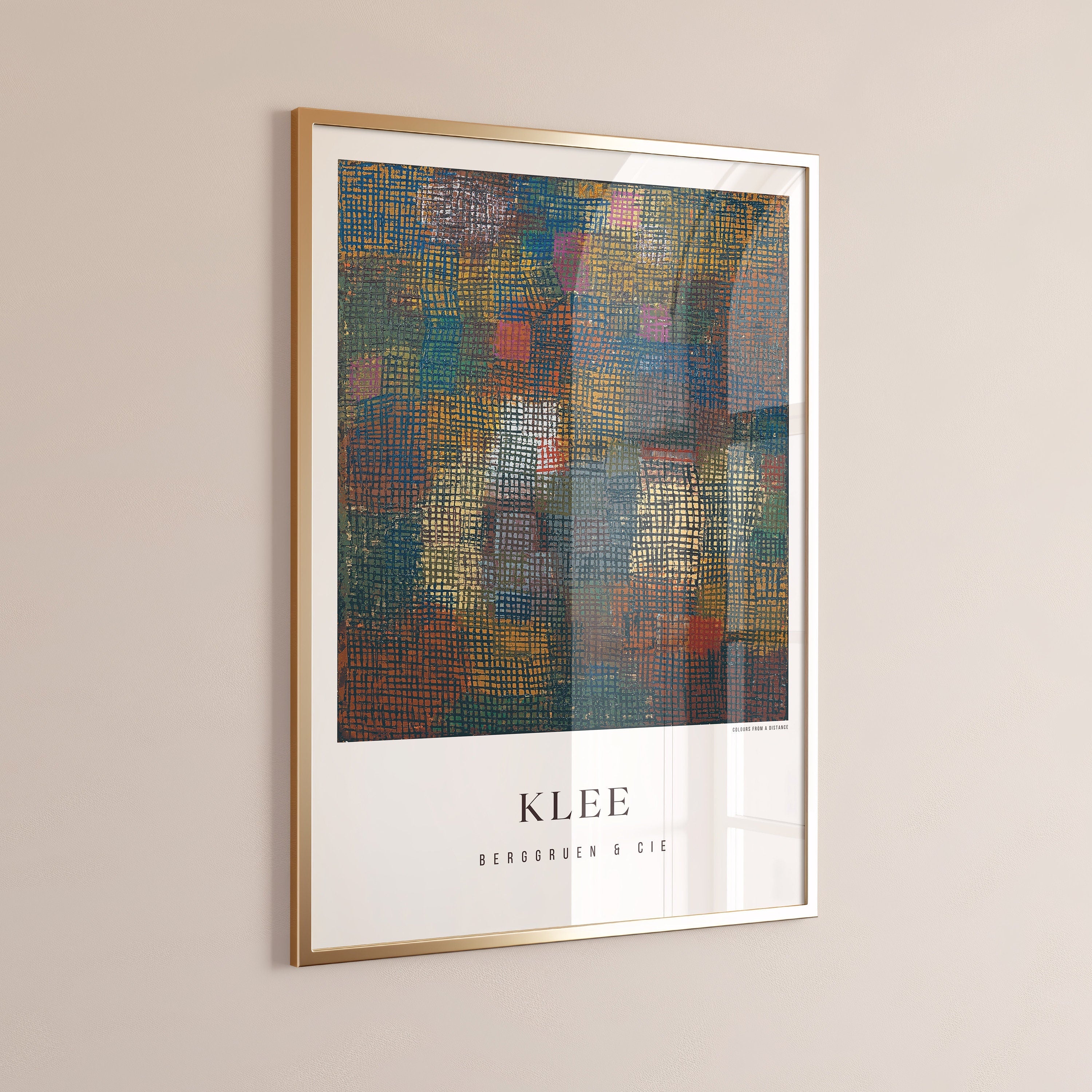 Paul Klee - Colours from a Distance | Modern Abstract Art (Available framed or unframed) - 9ArtPrints