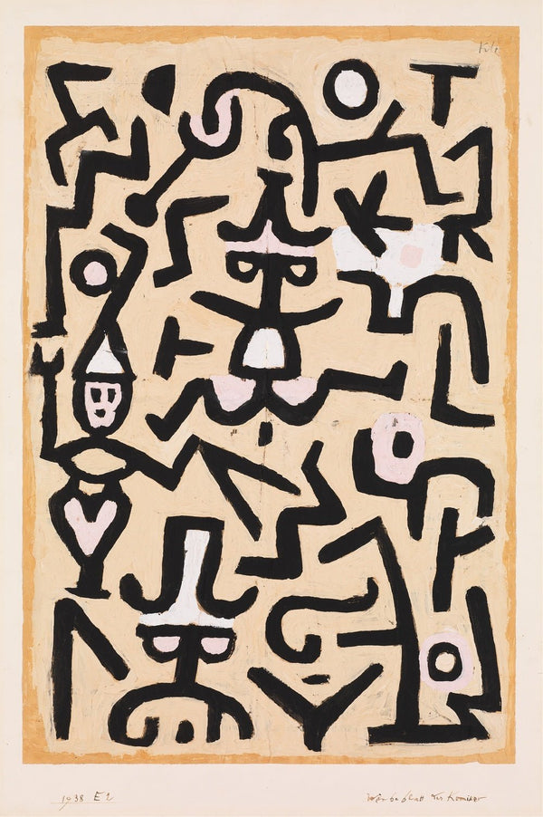 Paul Klee — Comedian's Handbill | Bauhaus Abstract Print