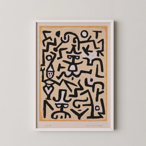 Paul Klee — Comedian's Handbill | Bauhaus Abstract Print