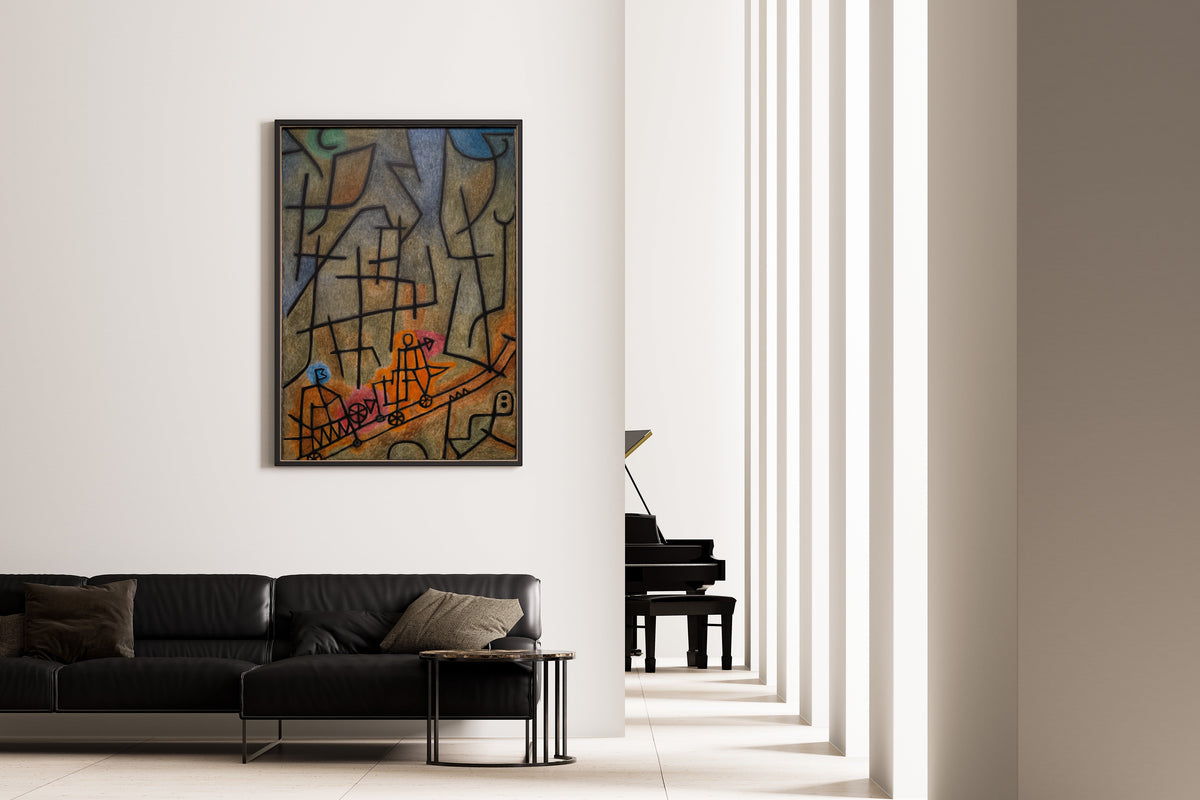 Paul Klee — Conquest of the Mountain | Bauhaus Fine Art Print - 9ArtPrints