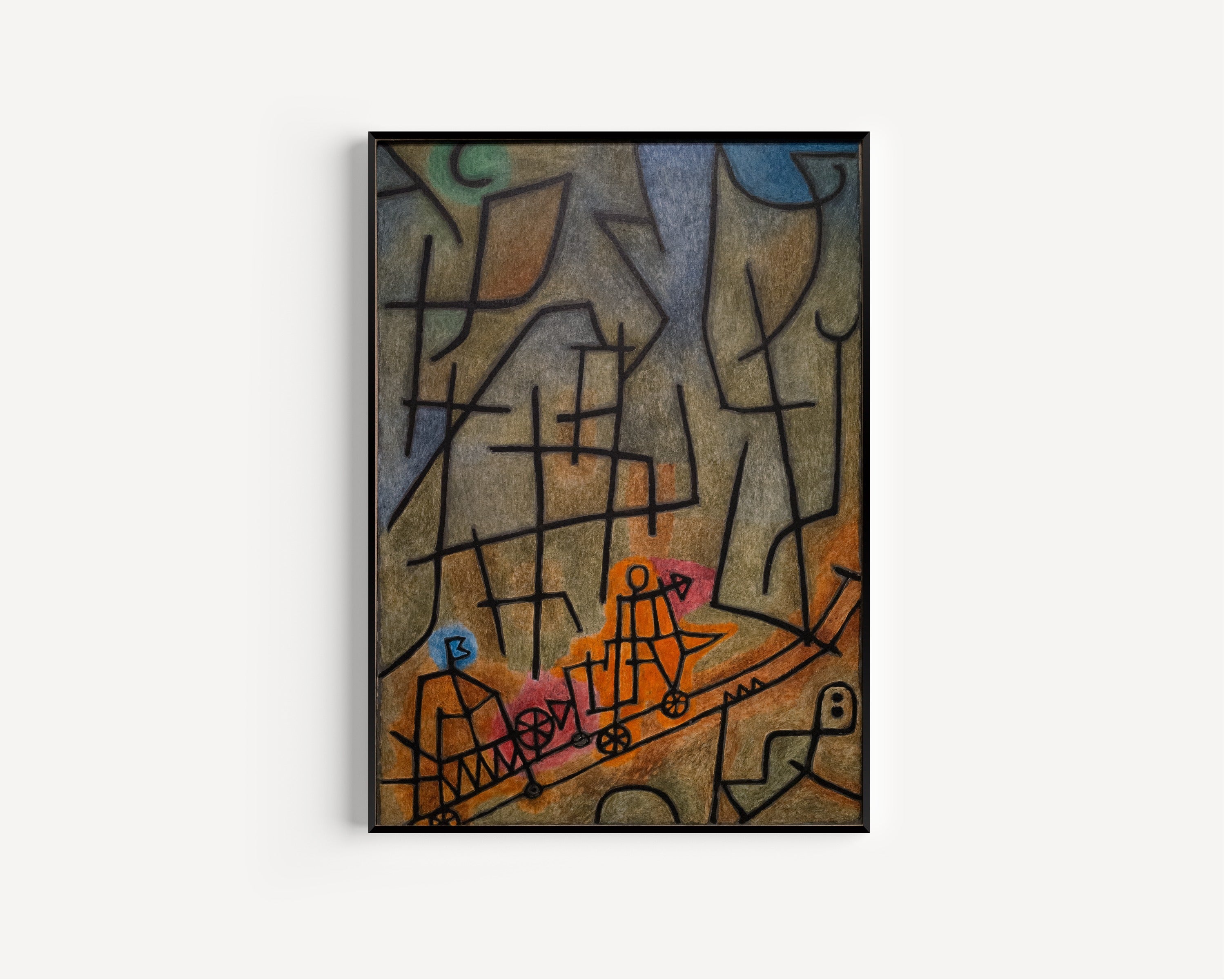 Paul Klee — Conquest of the Mountain | Bauhaus Fine Art Print - 9ArtPrints